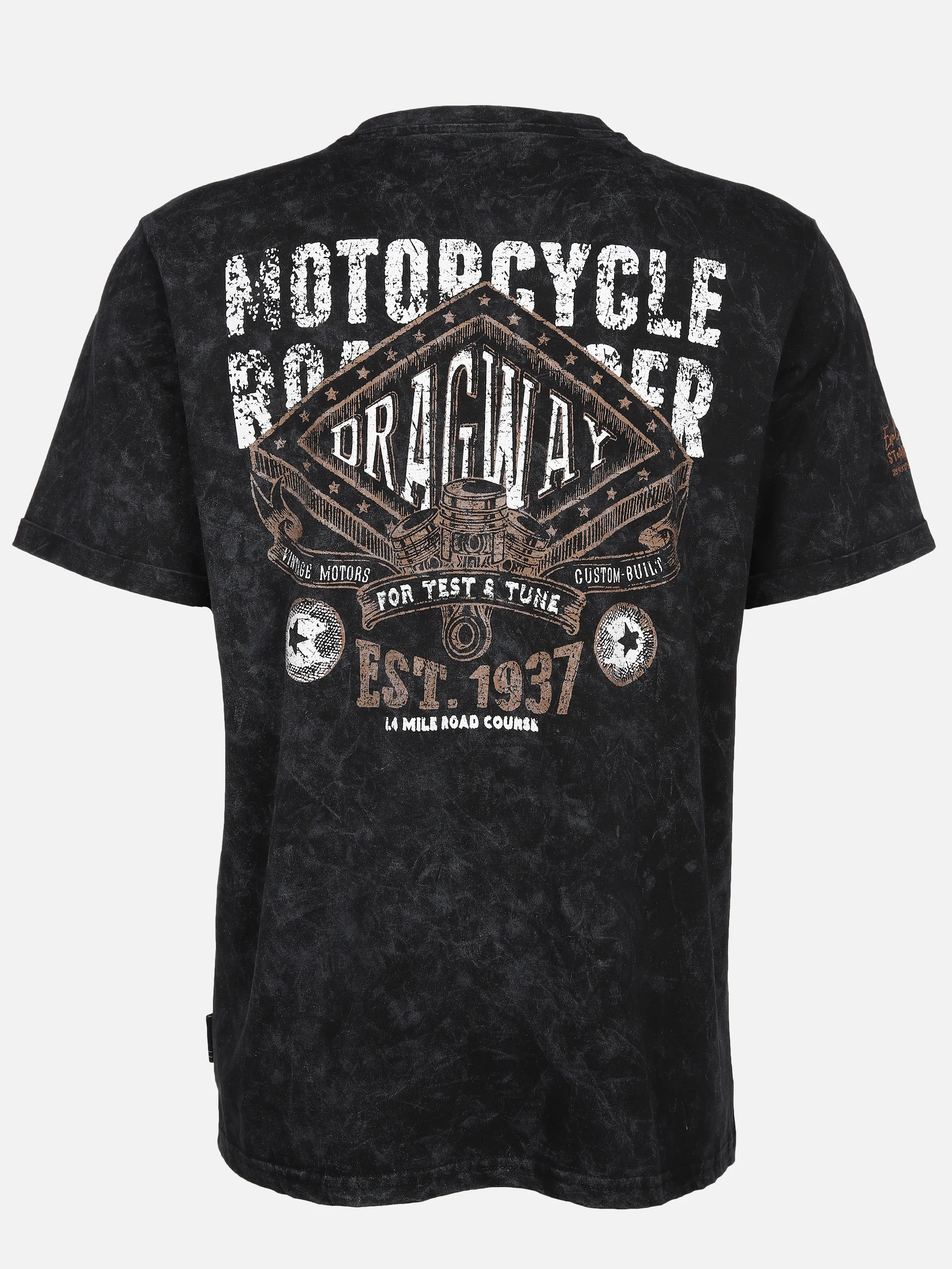 Southern Territory He. Henleyshirt 1/2 Arm 2in1 eagle acid Schwarz 898495 BLACK 2