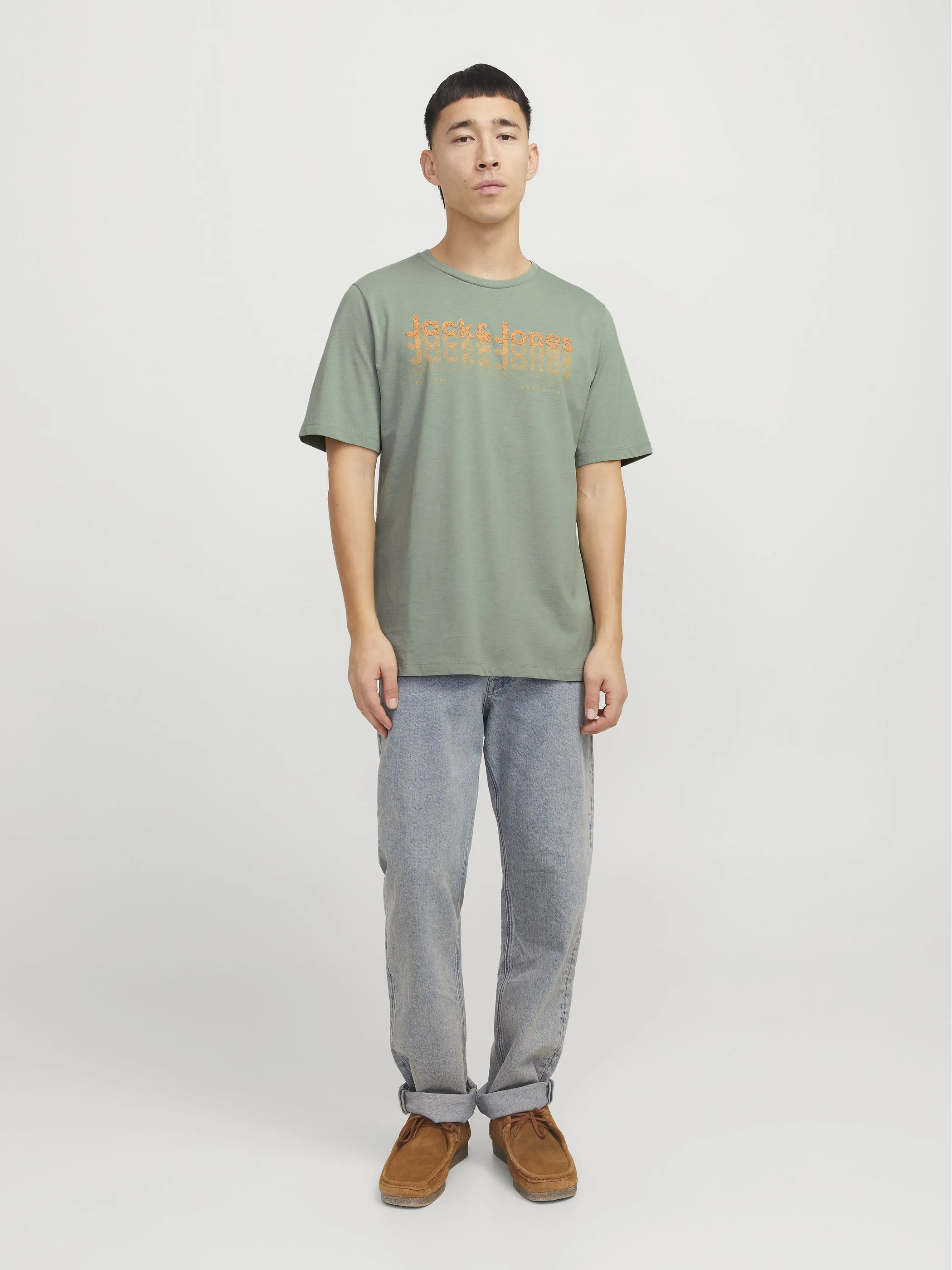 Jack Jones 12269335 JJTEX TEE SS CREW NEC Grün 904459 176366 2