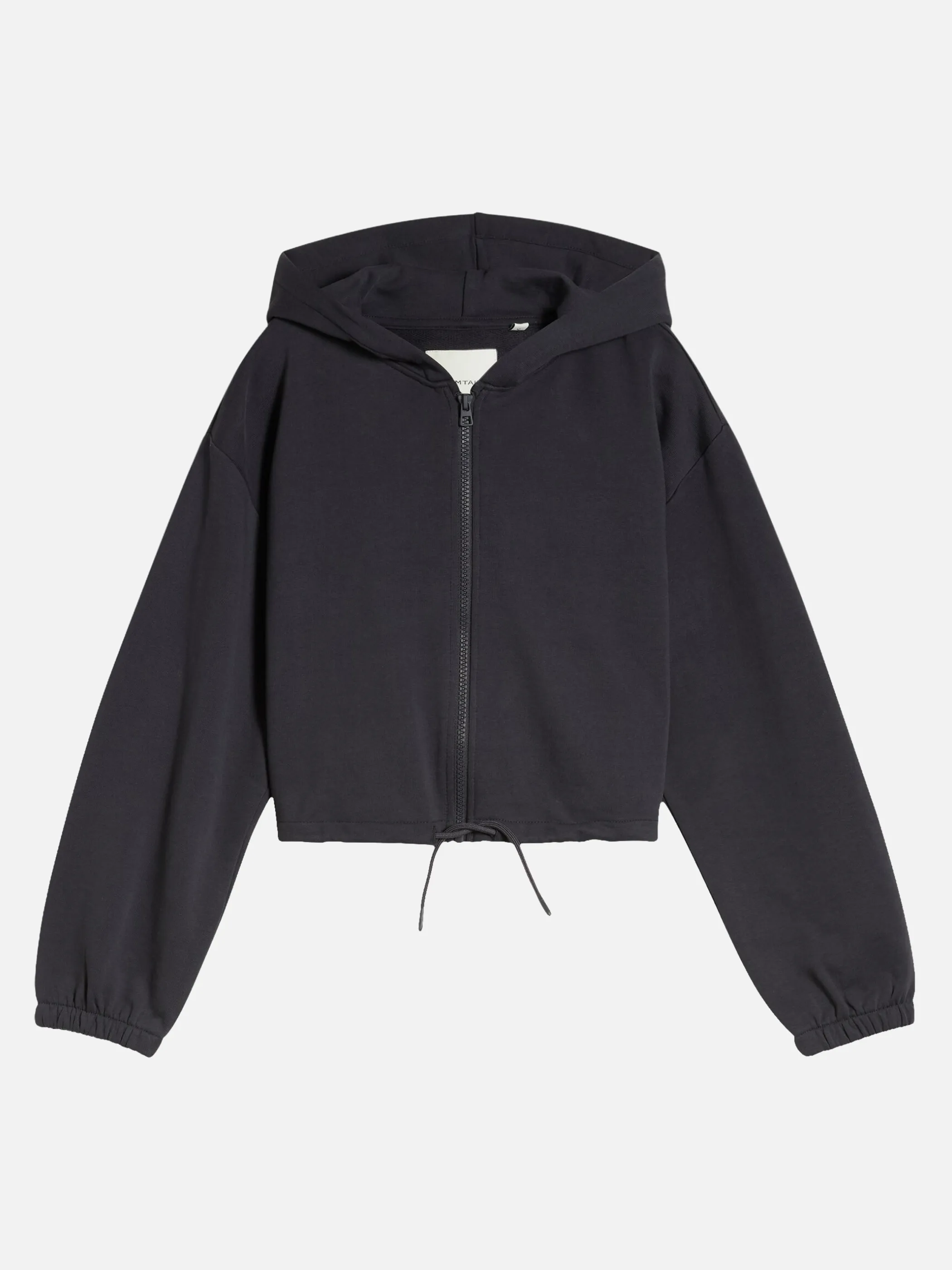 Tom Tailor 1054278 cropped hoody jacket Grau 934452 29476 1
