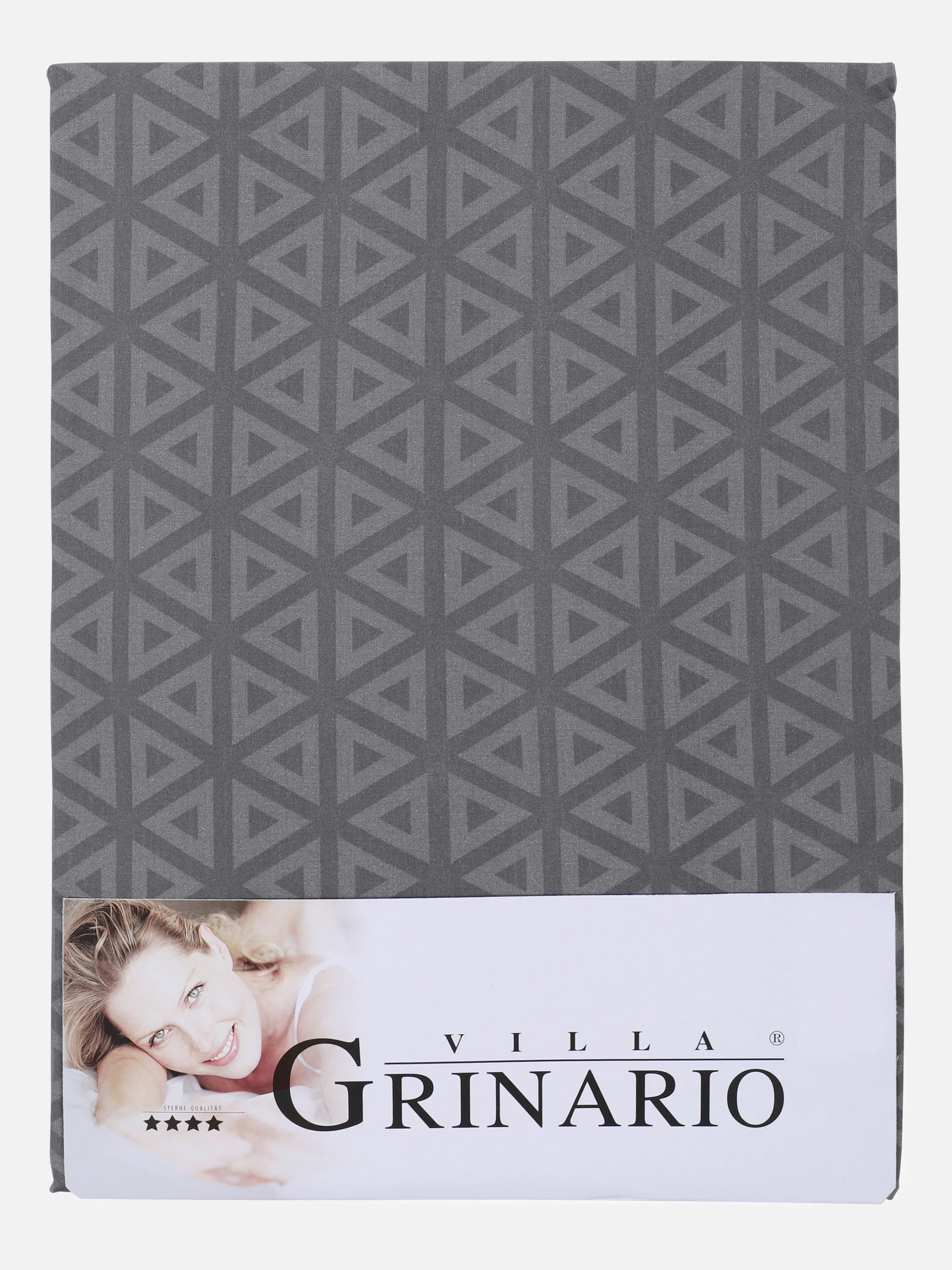 Villa Grinario Uni Bettwäsche - Perkal Grau 857121 888 ANTHRA 3