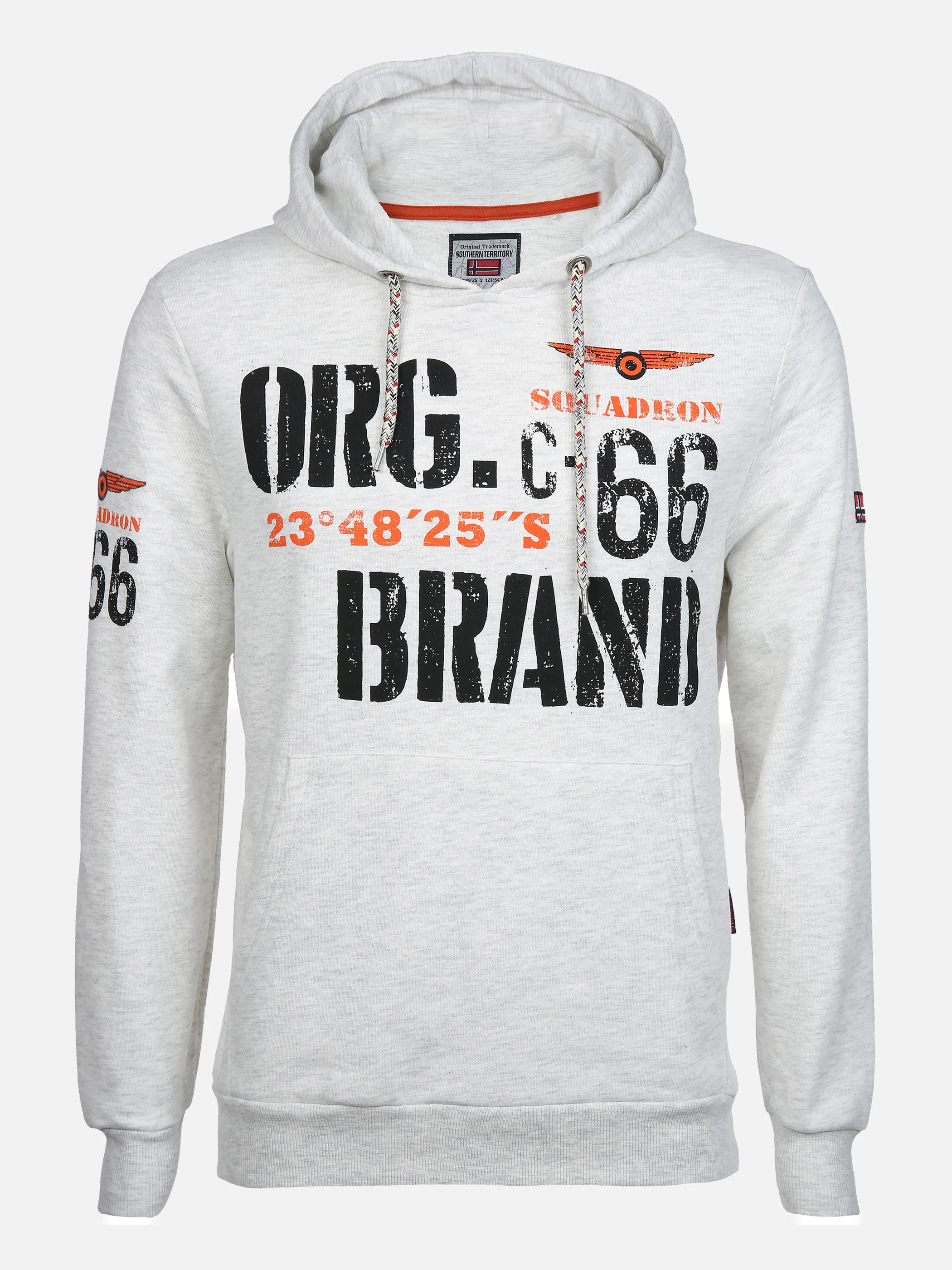 Southern Territory He. Kapuzensweatshirt acidw Weiß 850732 ECRU 1