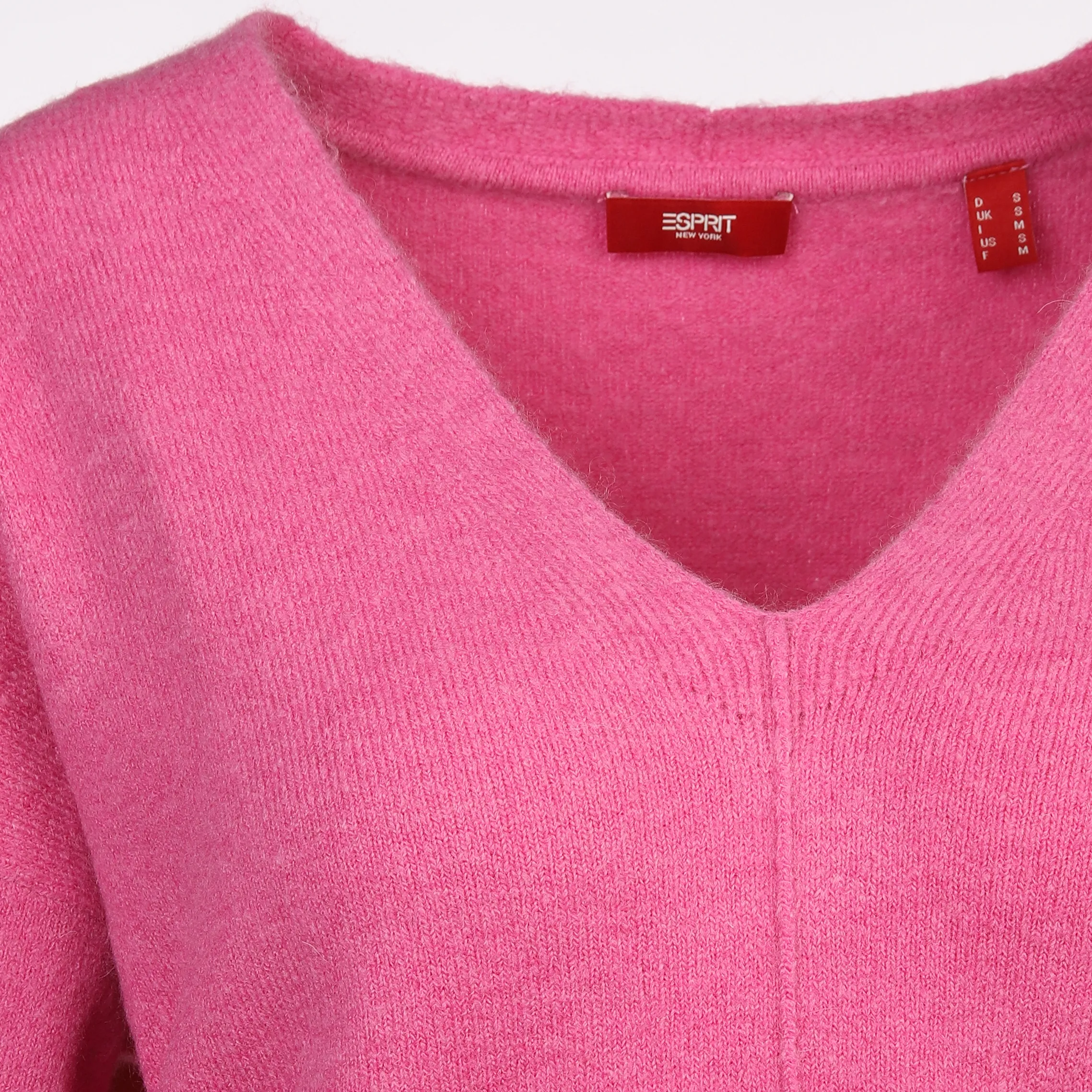 Esprit 103EE1I347 F vneck sweater Pink 889251 E664 3 Esprit 103EE1I347 F vneck sweater Pink 889251 E664 3