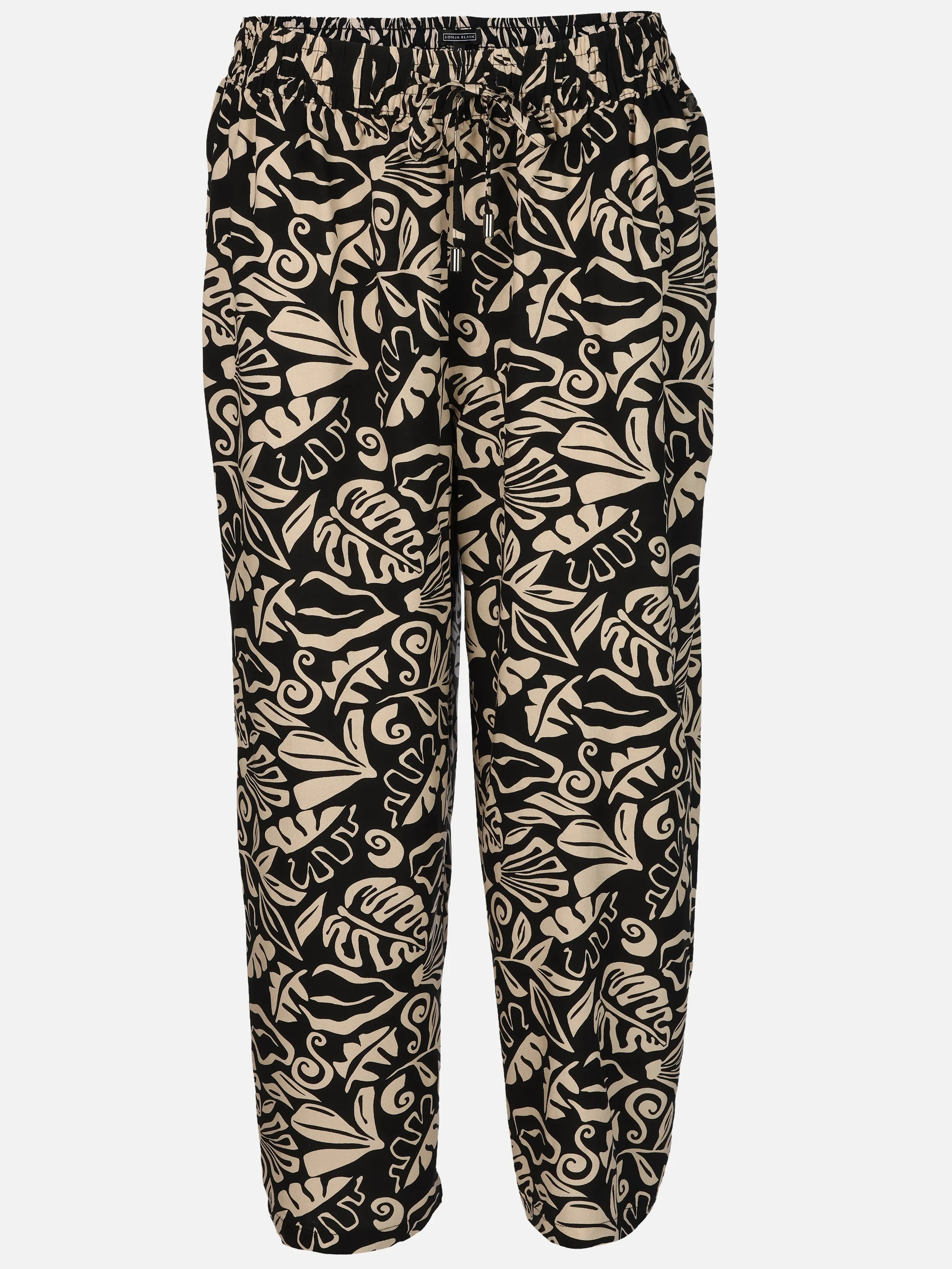 Sonja Blank Da-gr.Gr. Culotte Schwarz 928141 PALM LEAF 1