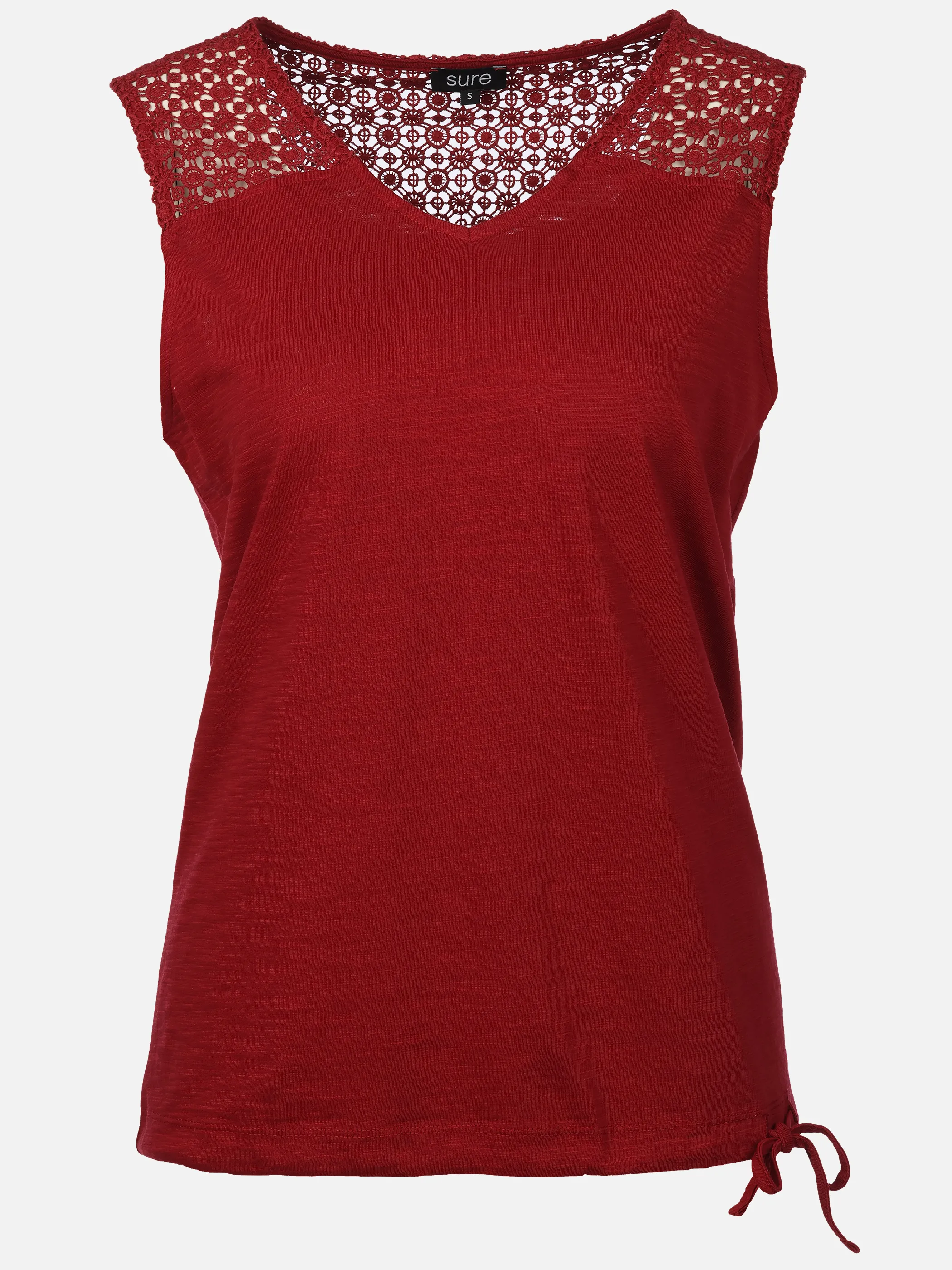 Sure Da-Jersey-Tanktop Rot 890096 RHUBARB 1