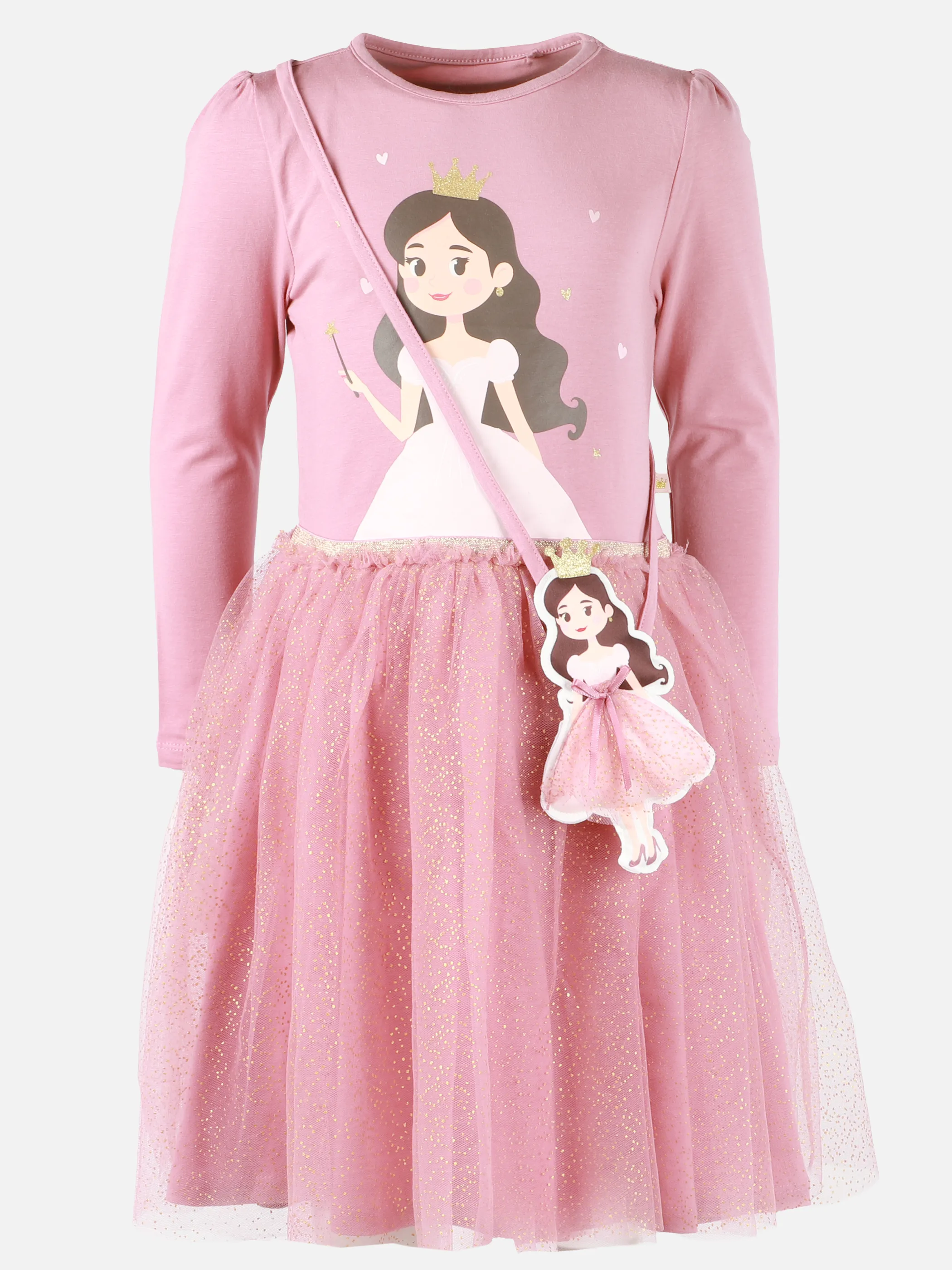 One Way KM Kleid+Tasche Prinzessin FP in altrosa Rosa 932648 ROSA 1