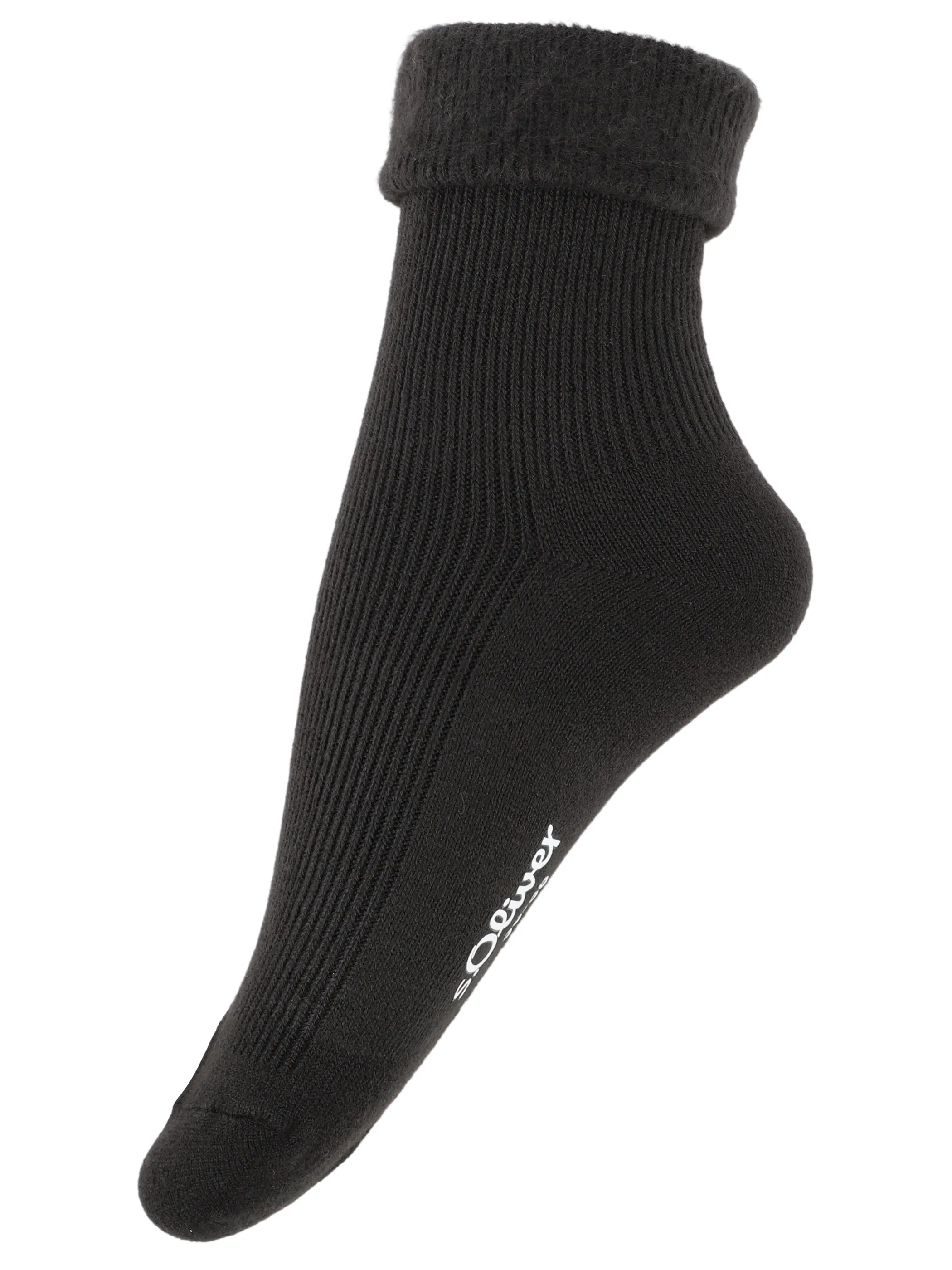 s.Oliver S20722 Unisex cosy rib with in Schwarz 915571 9999 2