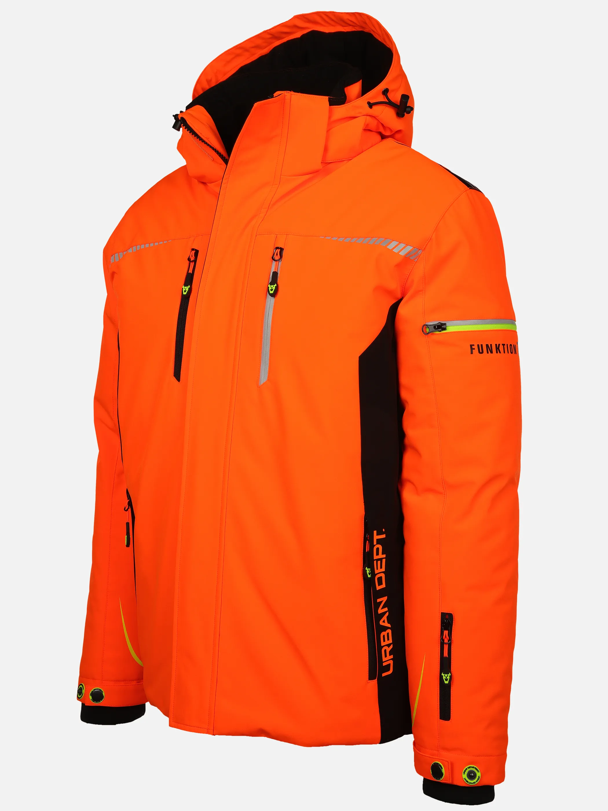 Worker He. 3in1 Funktionsjacke wattiert Orange 882929 NEON OR 3
