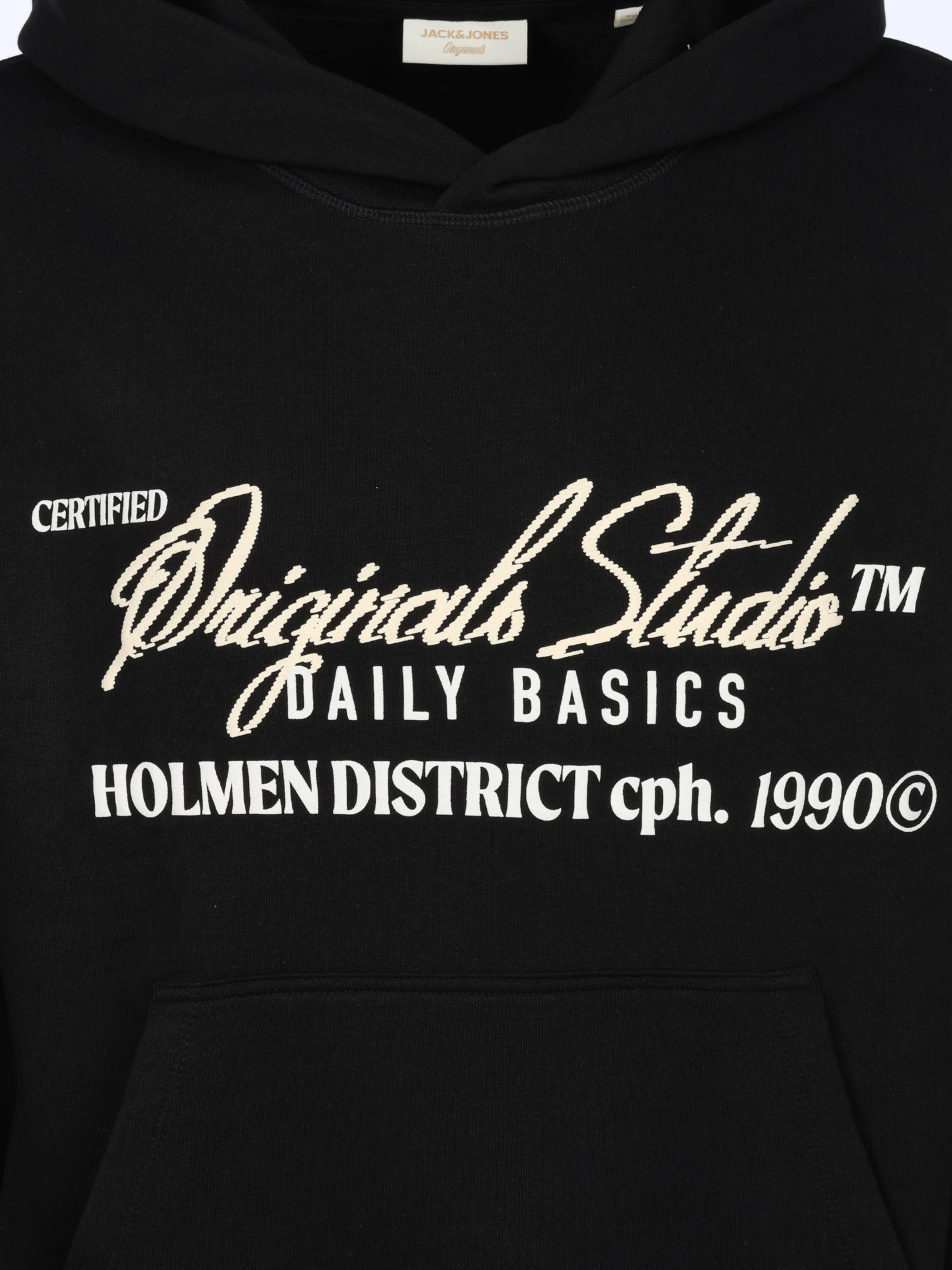 Jack Jones 12286033 JORBEDFORD TYPO SWEAT Schwarz 917833 178012 3