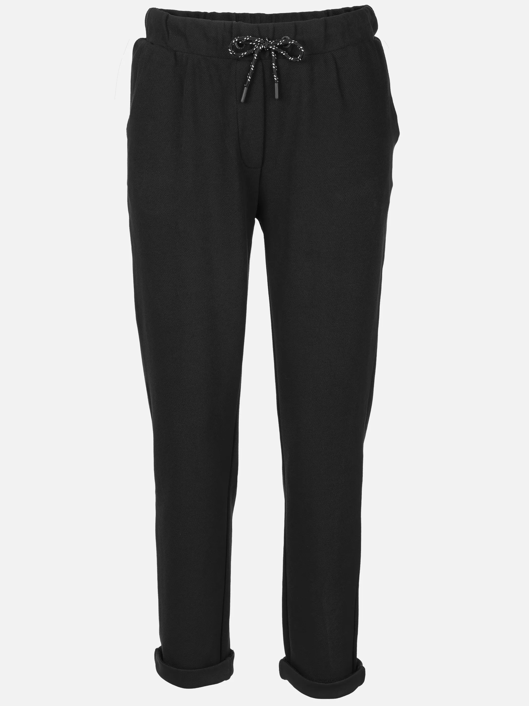 Sure Da-Joggpant in strukturierter Ware Schwarz 920694 BLACK 1