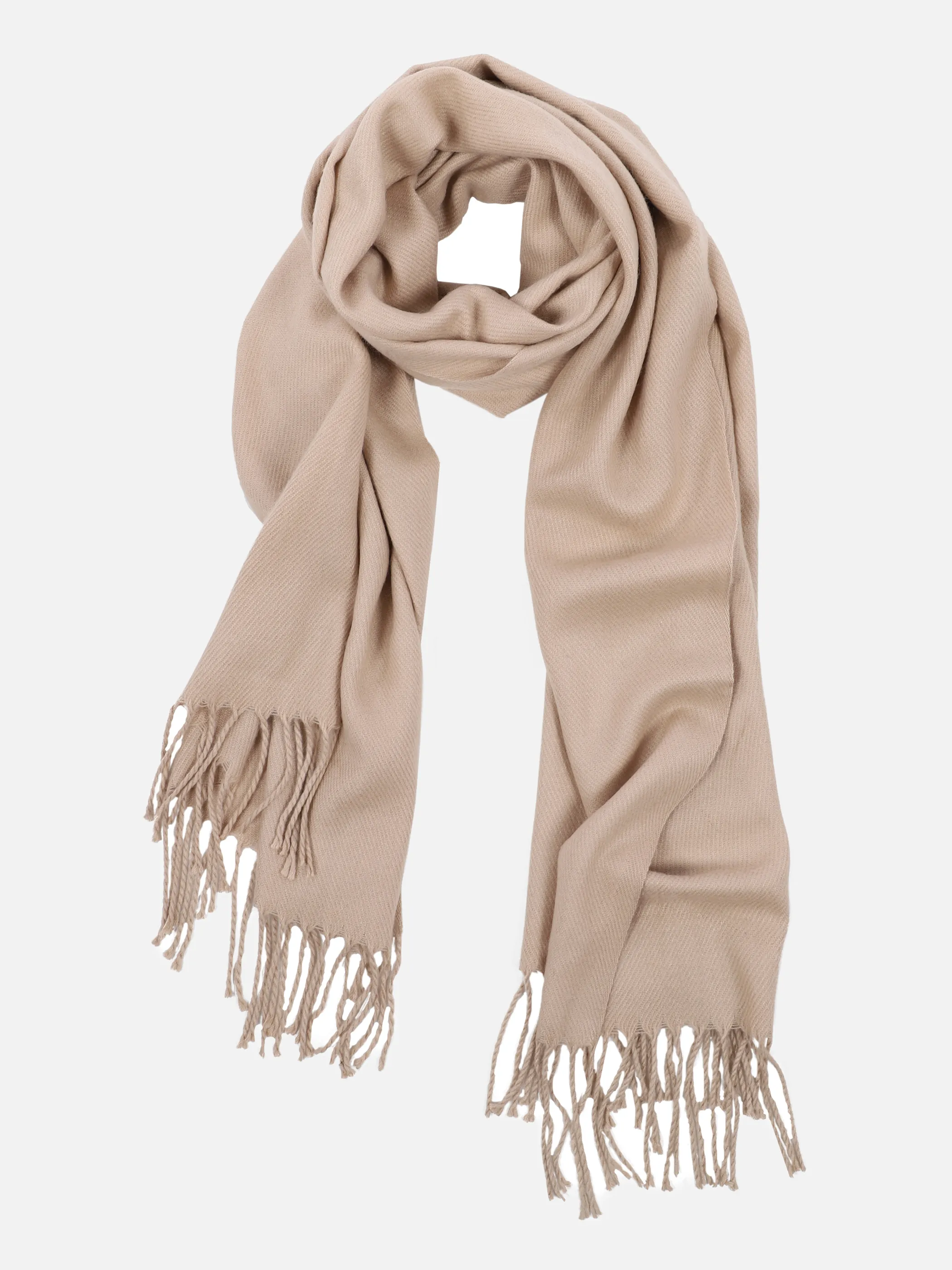 Lisa Tossa Da-Schal mit Quasten Braun 859398 BEIGE MEL 1 Lisa Tossa Da-Schal mit Quasten Braun 859398 BEIGE MEL 1