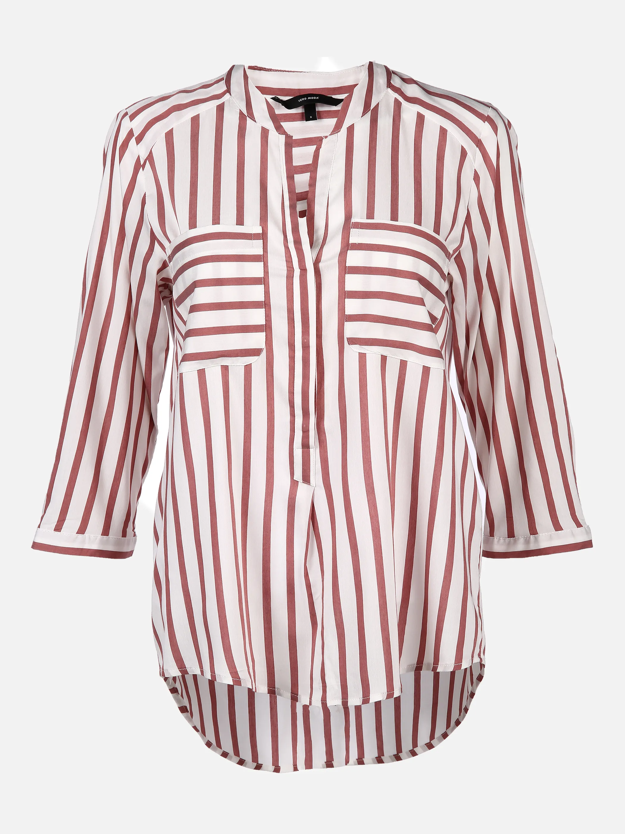 Vero Moda 10168581 VMERIKA STRIPE 3/4 SH Weiß 760046 175598027 1 Vero Moda 10168581 VMERIKA STRIPE 3/4 SH Weiß 760046 175598027 1