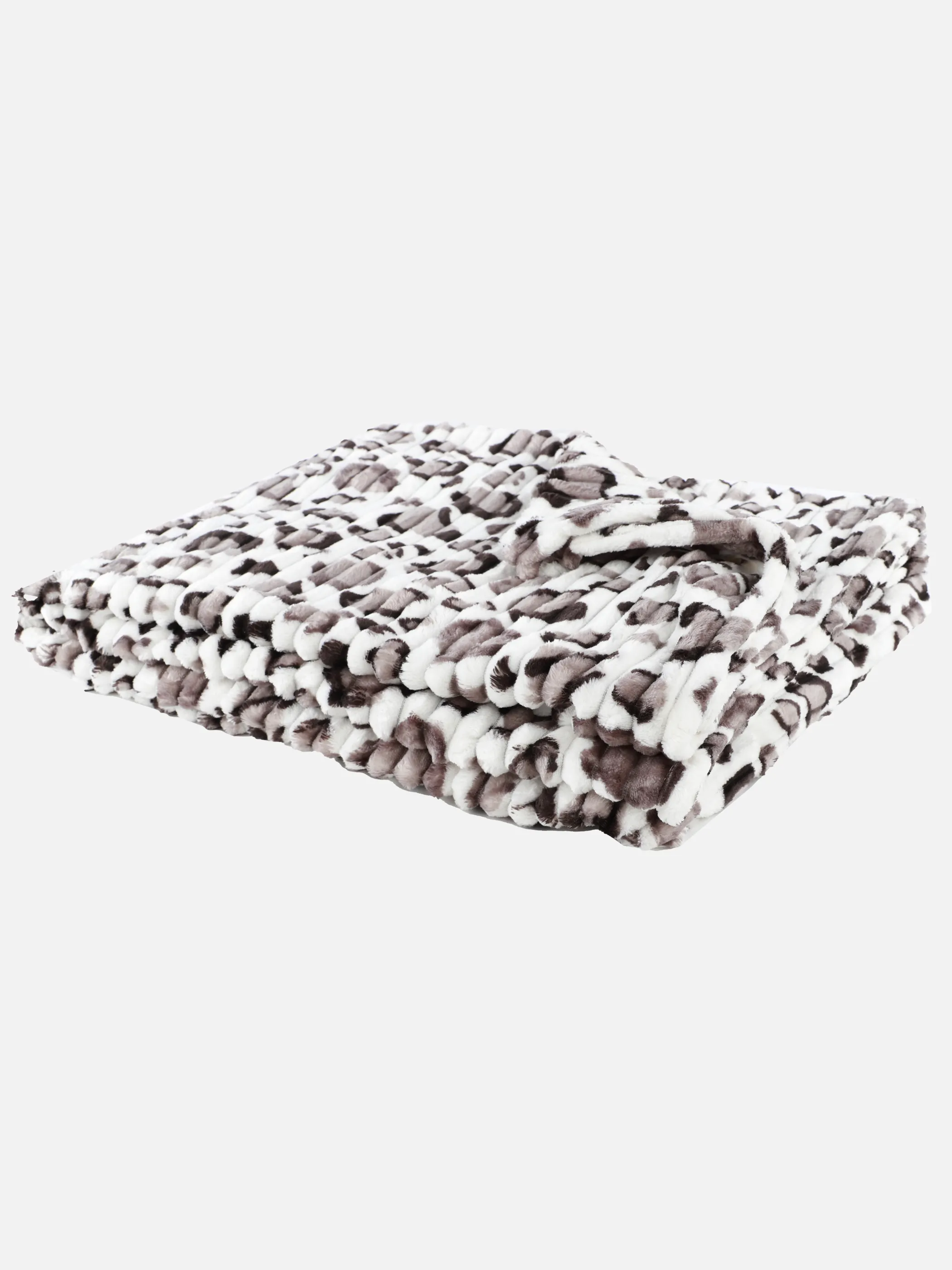 Dream House Wohndecke 150x200 Flanel Rib Grau 913177 LEO 1