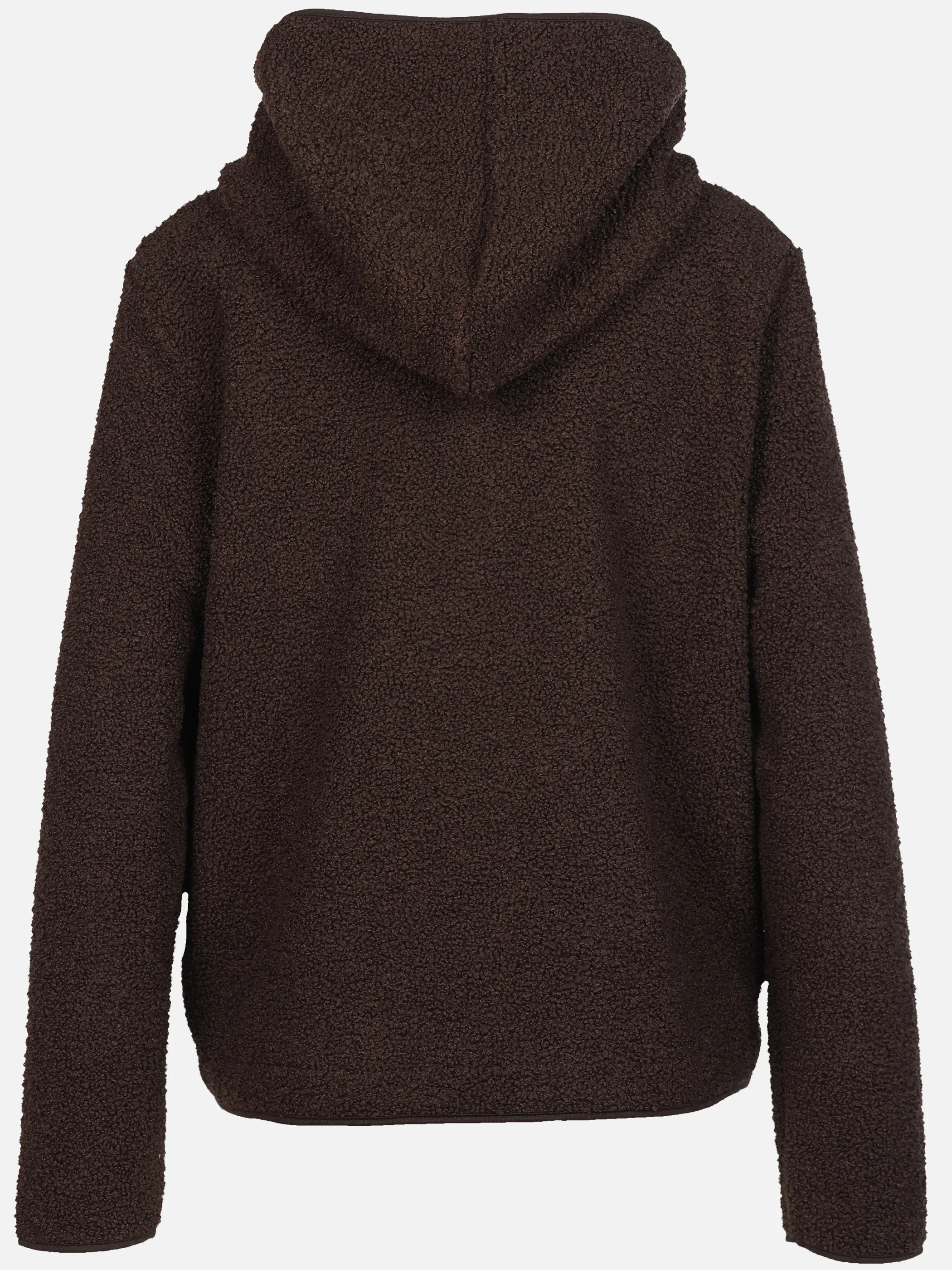 Sure Da. Teddy-Fleece Cardigan m. Kapuze Braun 928790 JAVA 2