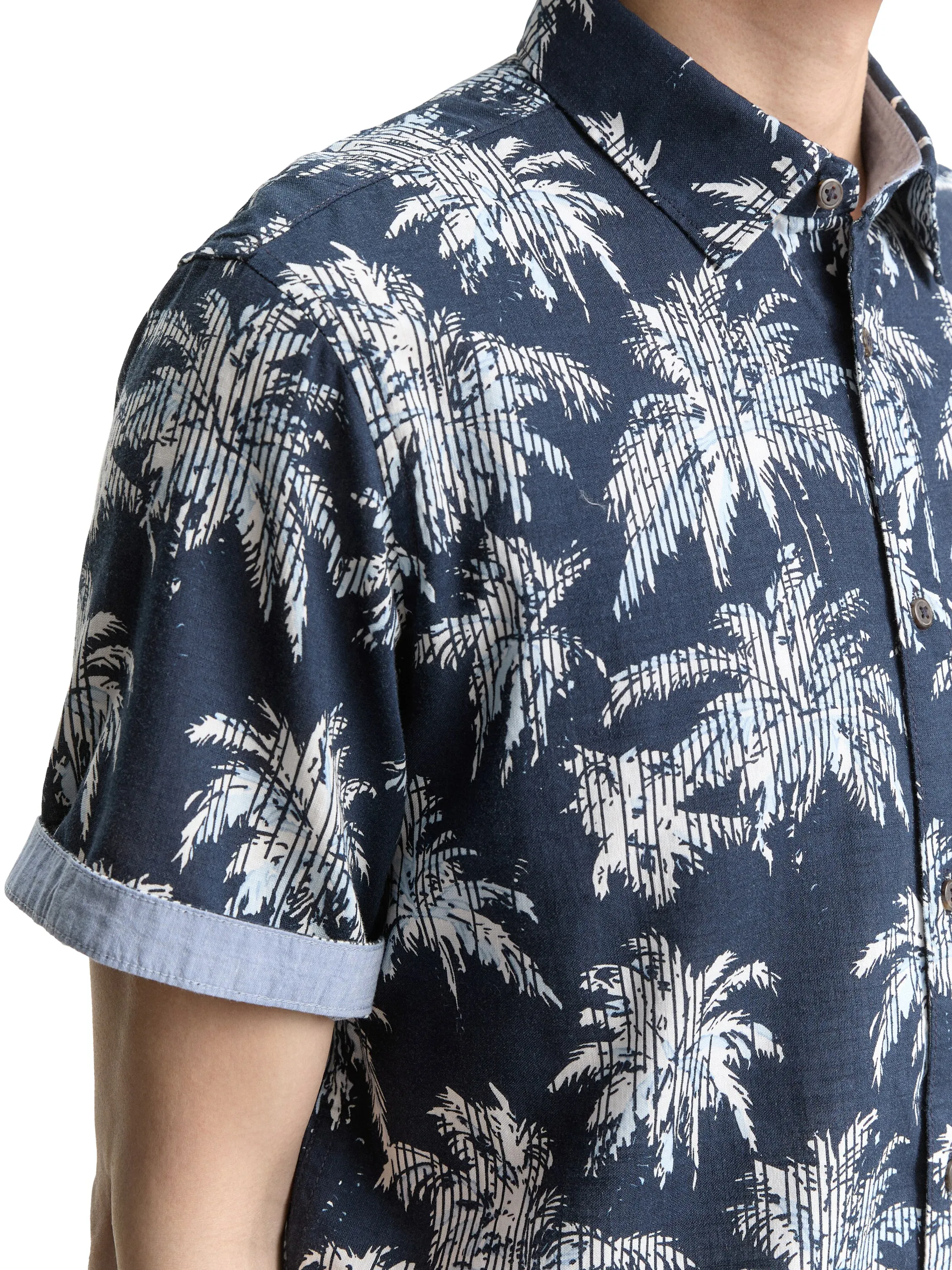 Tom Tailor 1046085 printed shirt Blau 910581 37972 3