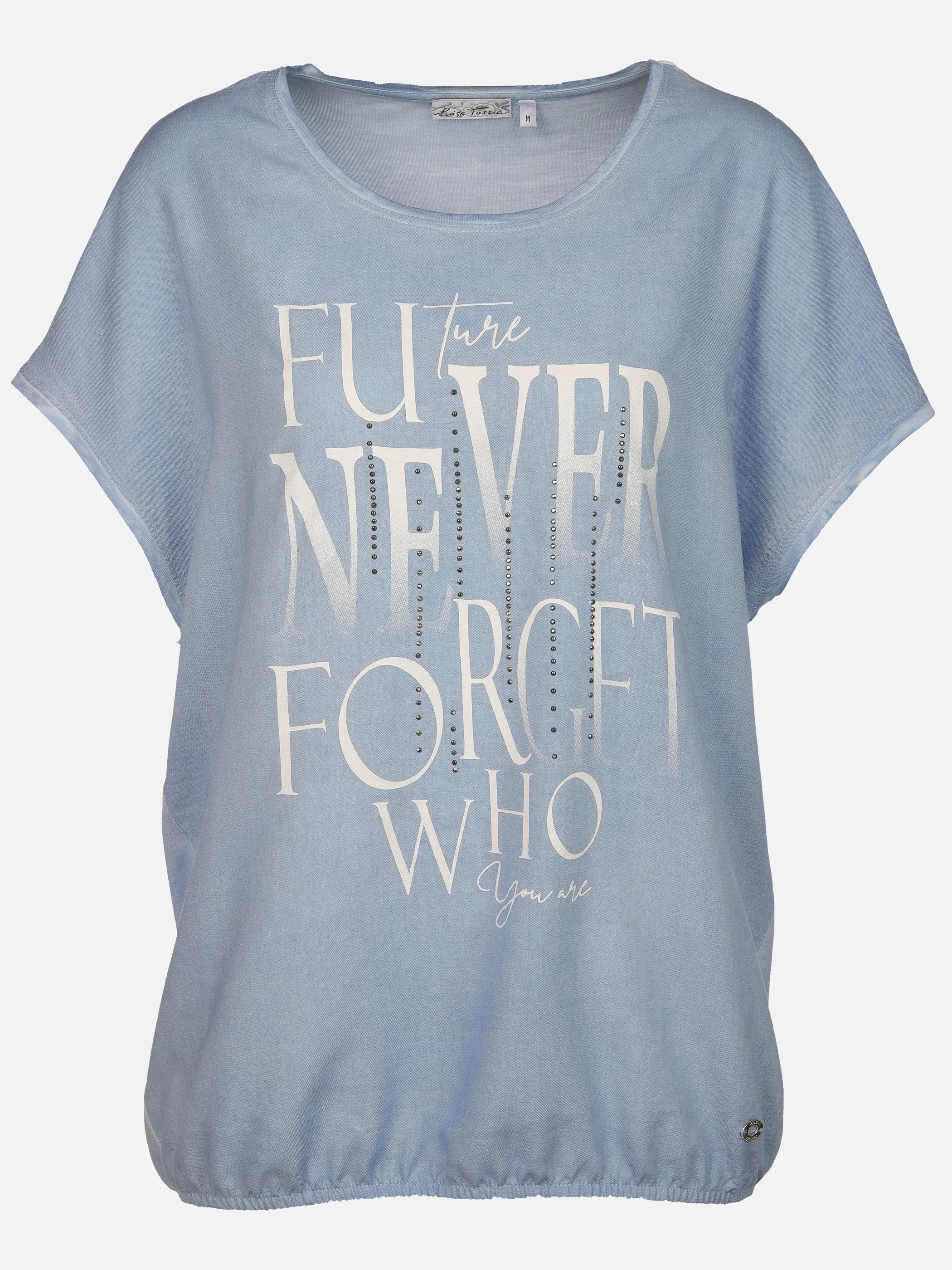 Lisa Tossa Da-Materialmix-Shirt Blau 908748 BLUE 1