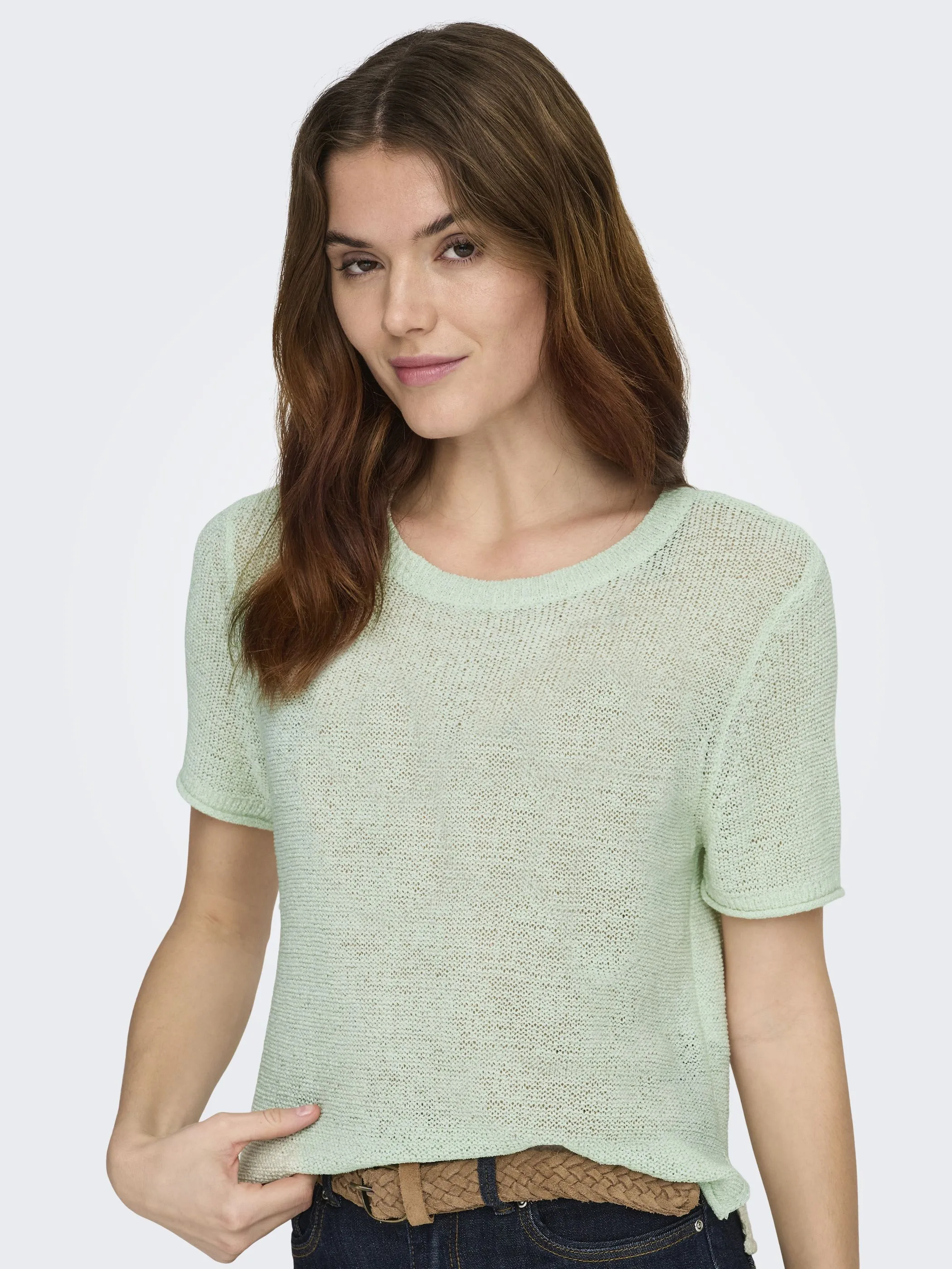 Only 15254282 ONLSUNNY S/S PULLOVER Grün 906690 202570