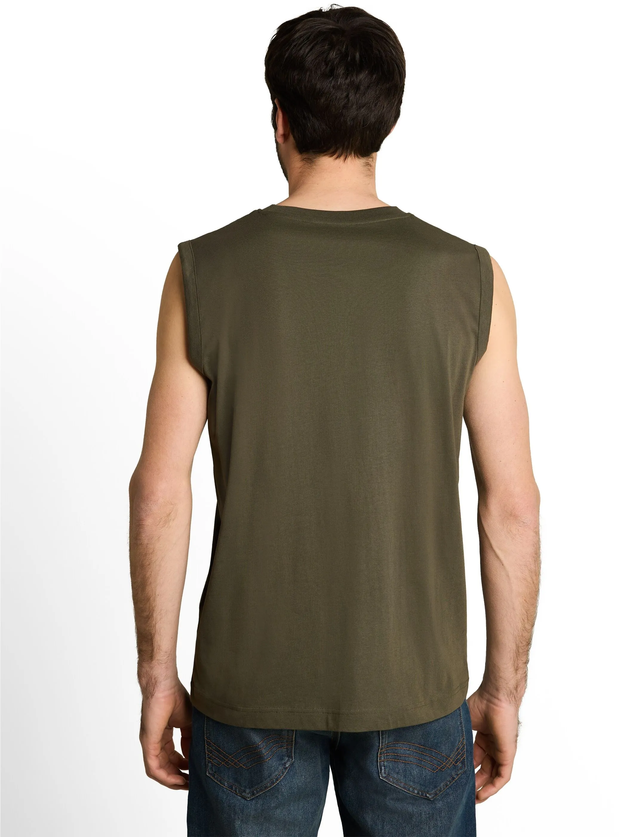 Tom Tailor 1050219 tanktop with embro Grün 926462 26543 2