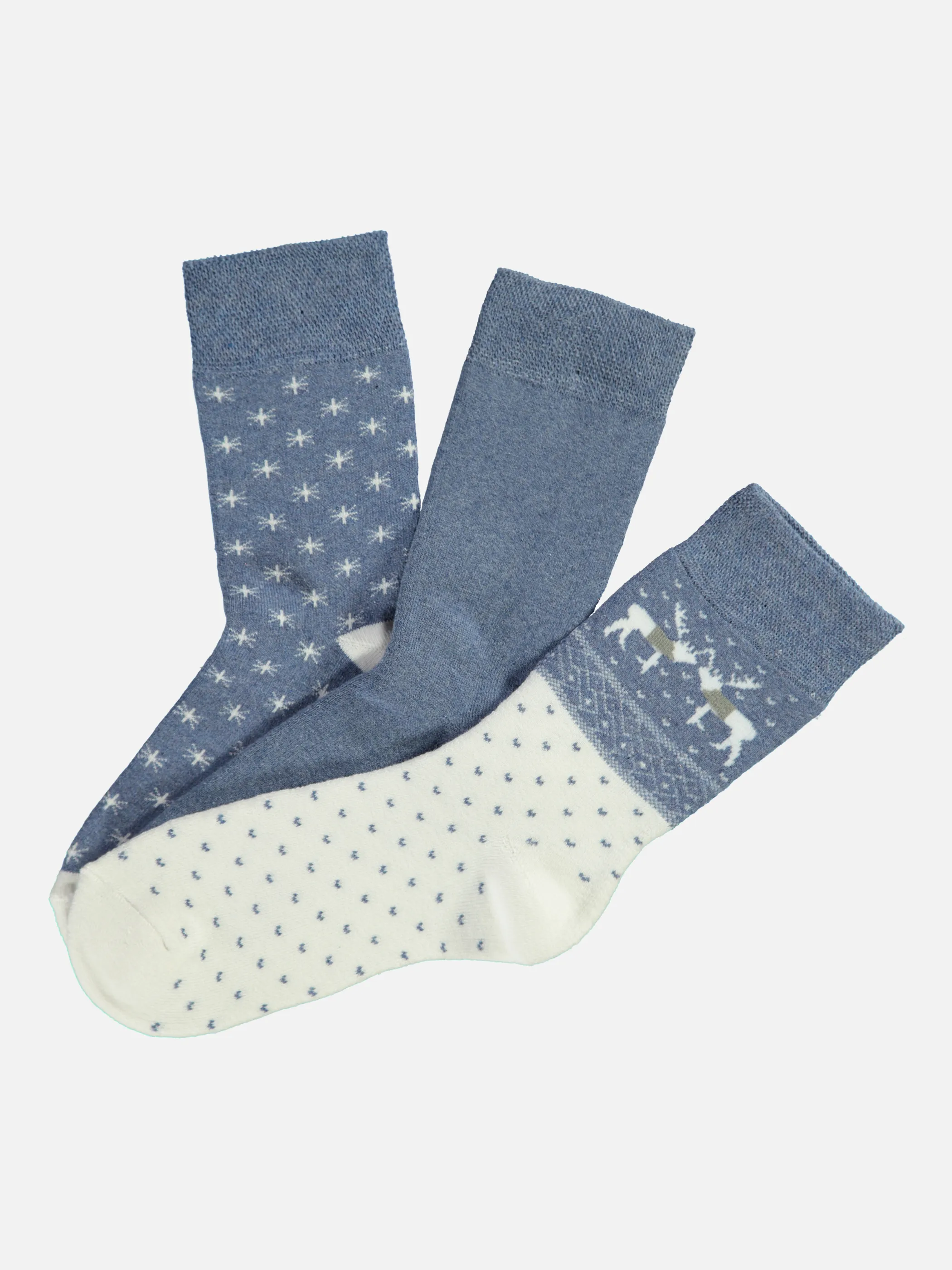 Da. Thermosocken 3er Pack gemu Blau 846094 BLAU 1