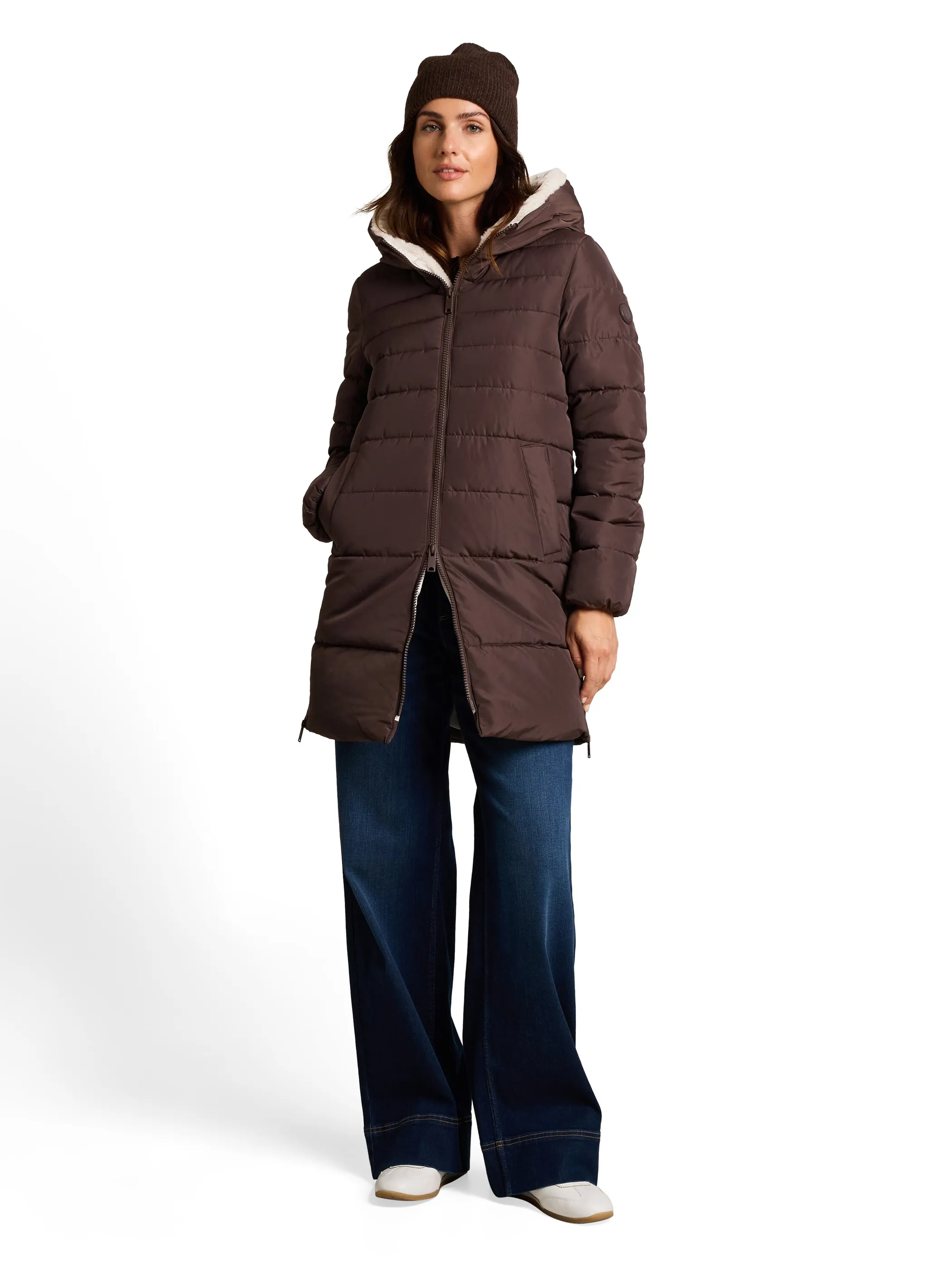 Tom Tailor 1054191 cosy puffer coat Braun 934177 13234 1