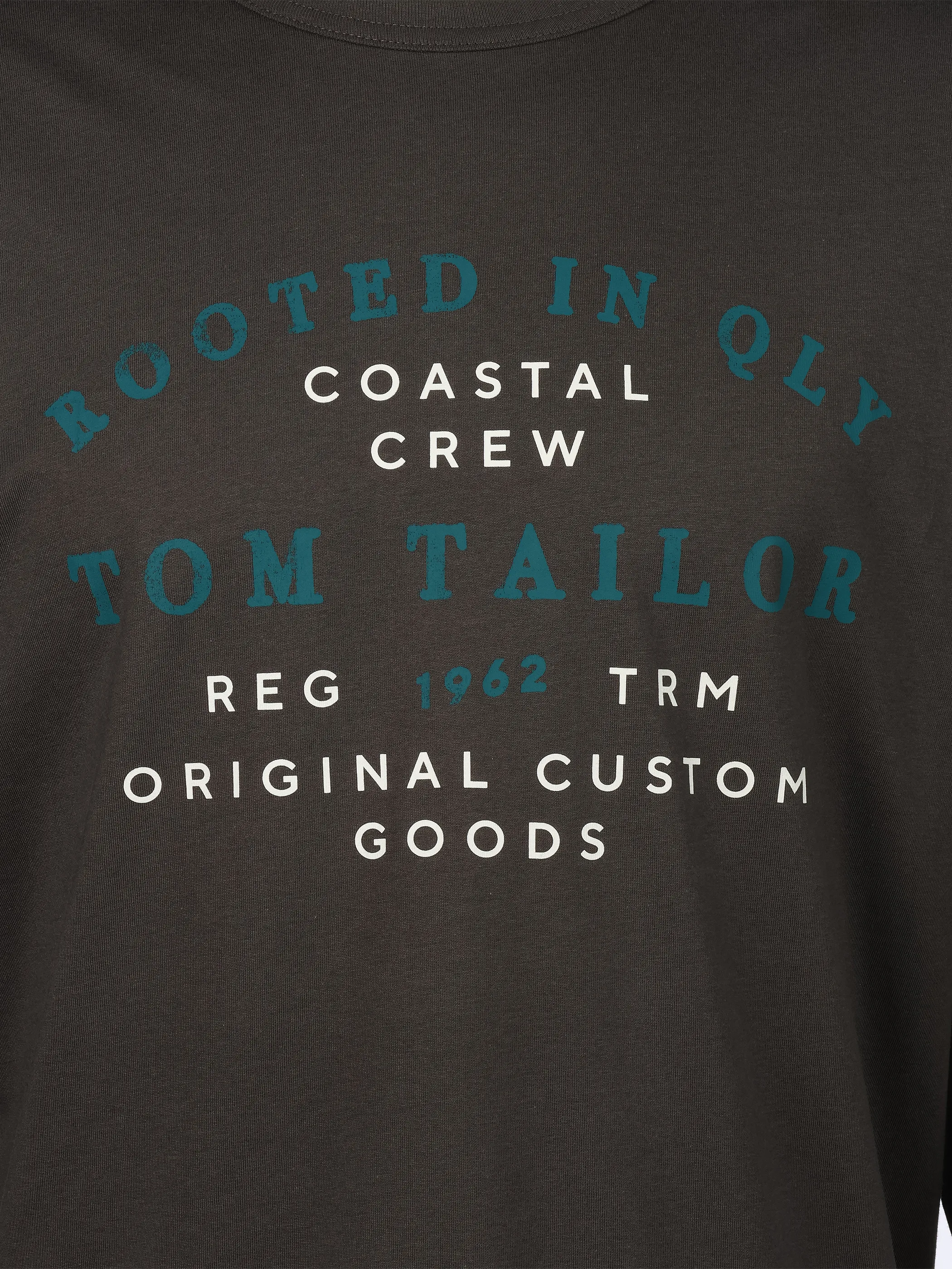 Tom Tailor 1048629 printed longsleeve t-shirt Grau 918783 10899 3