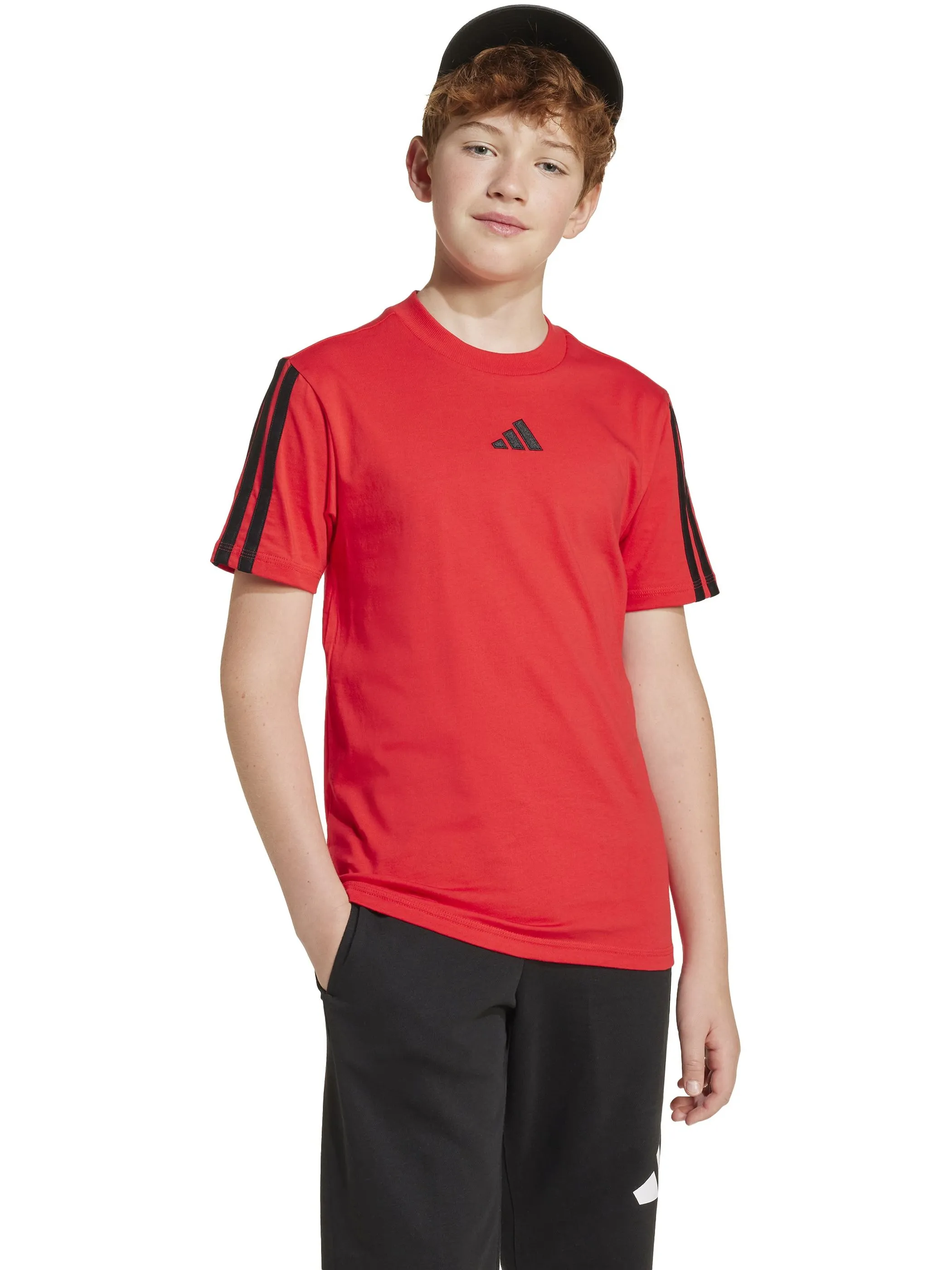 Adidas JD6489 TB-TShirt 3S rot Rot 904921 000 4 Adidas JD6489 TB-TShirt 3S rot Rot 904921 000 4