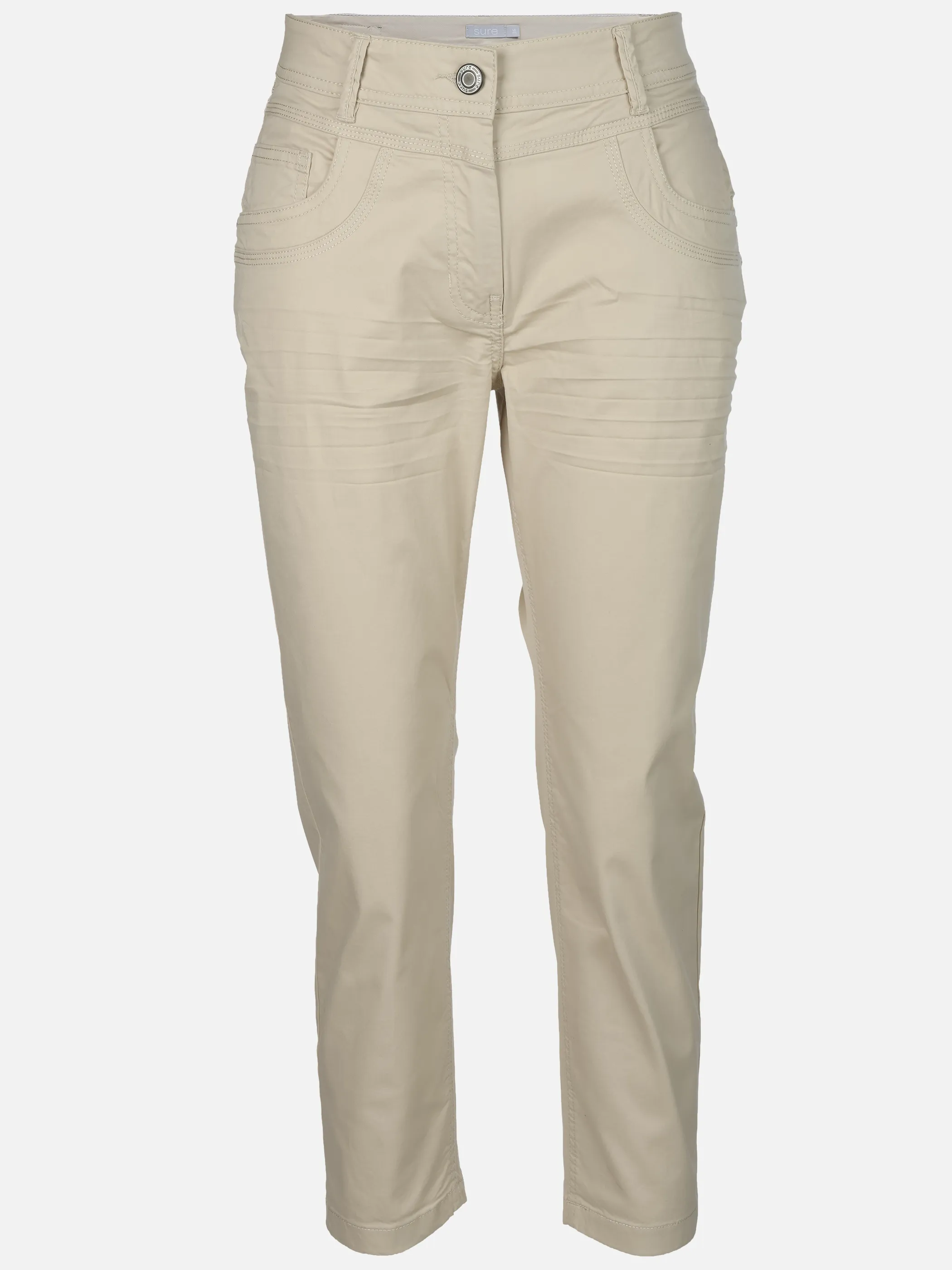 Sure Da-Hose, sportiv in 7/8 Länge Beige 926176 FRENCHOAK 1