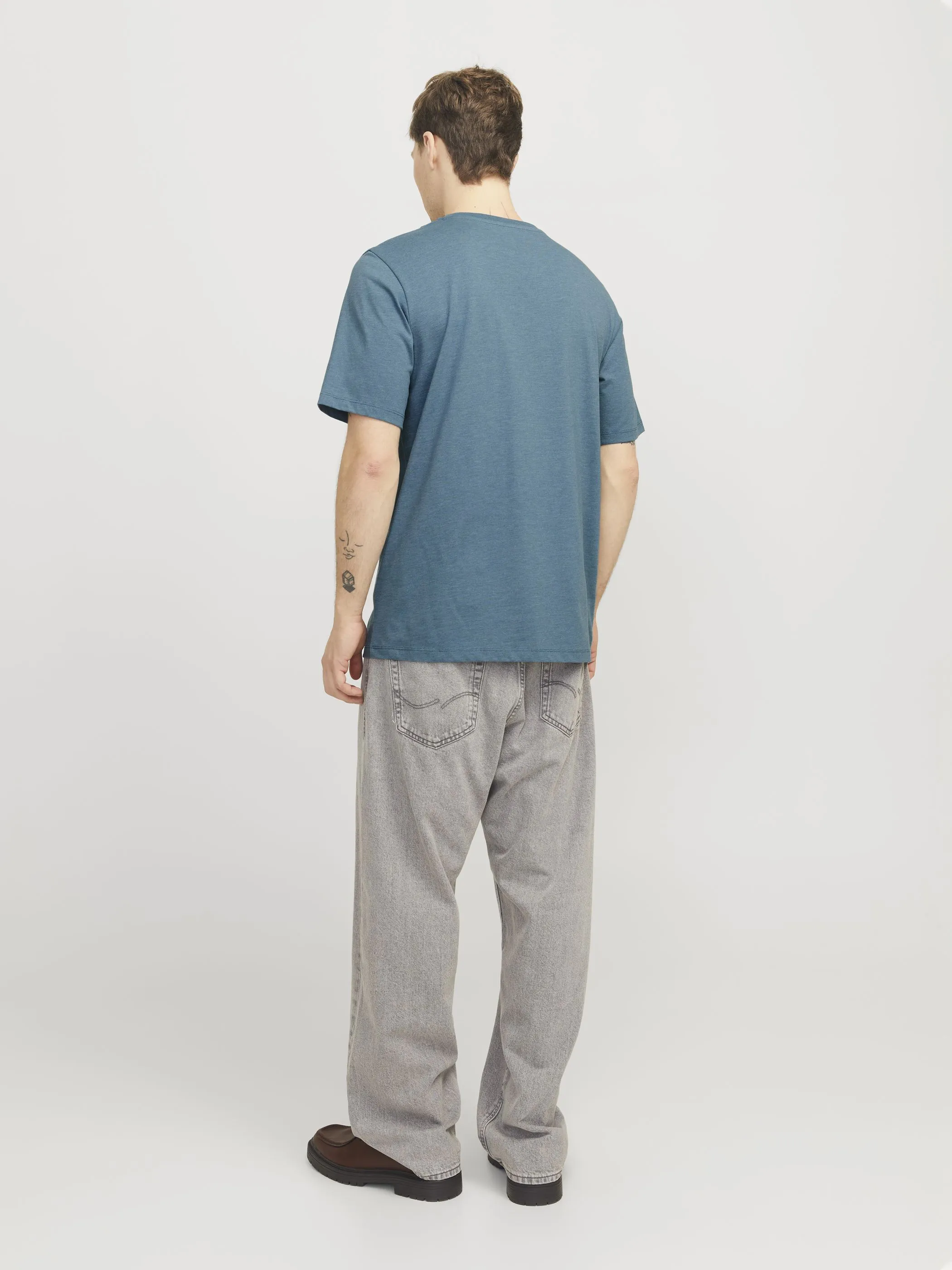 Jack Jones 12269335 JJTEX TEE SS CREW NEC Blau 904459 299276 3