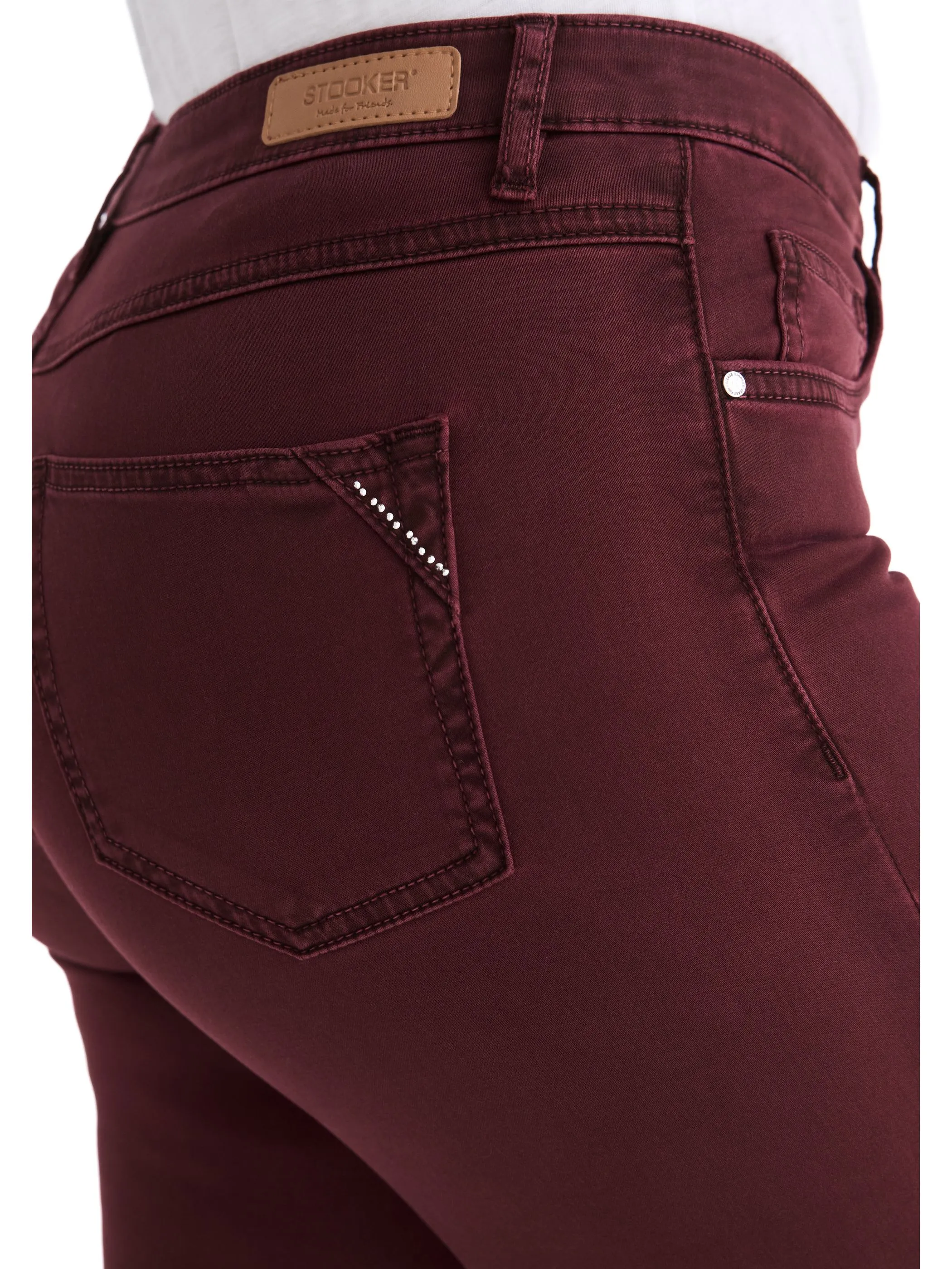 Stooker DOB 11801120003235 Da. Hosen lang, Rot 919907 3235 3