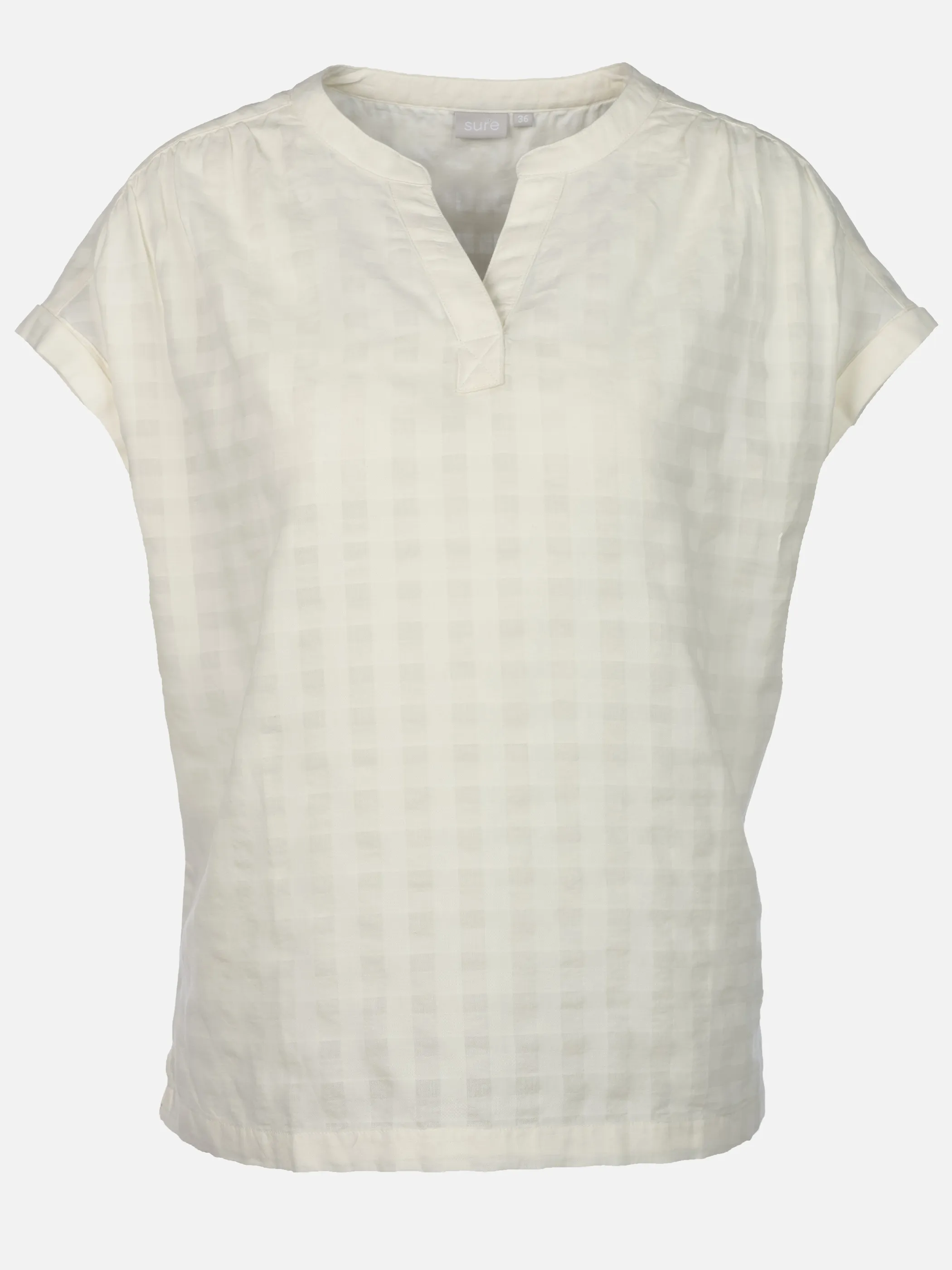 Sure Da-Kurzarmbluse Weiß 924512 WHITE 1