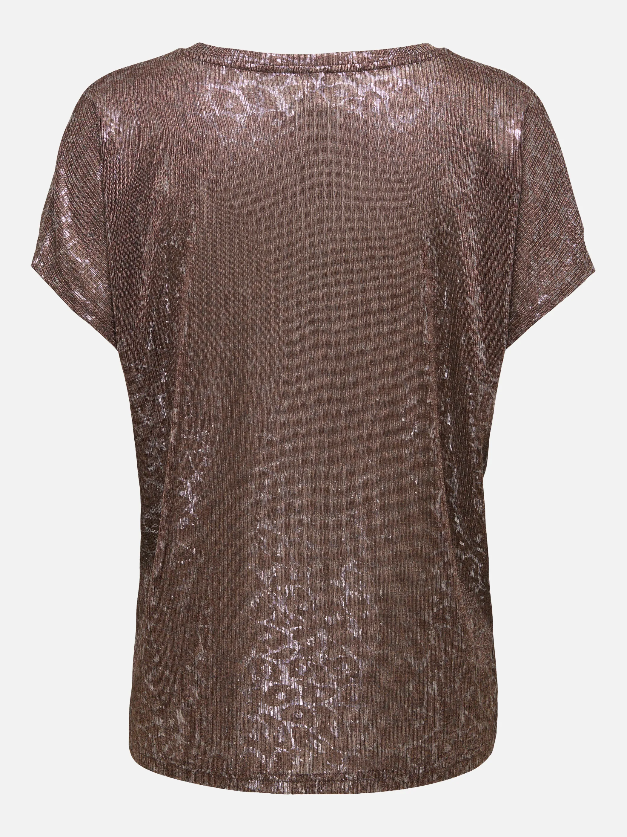 Only 15333628 ONLMIRINDA S/S V-NECK Braun 901330 237375007 2