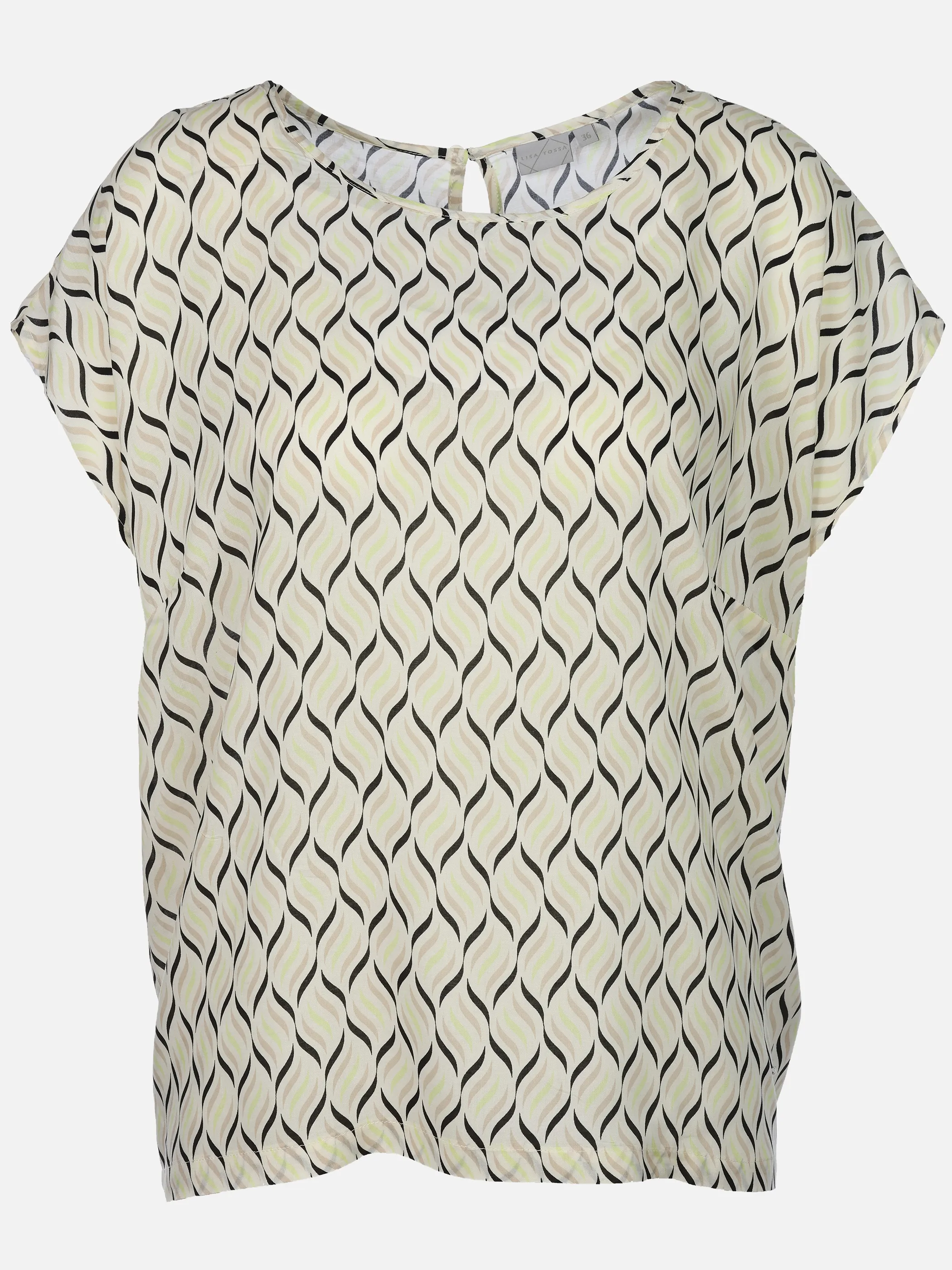 Lisa Tossa Da-Blusen-Top m. Print Grün 922452 LIME 1