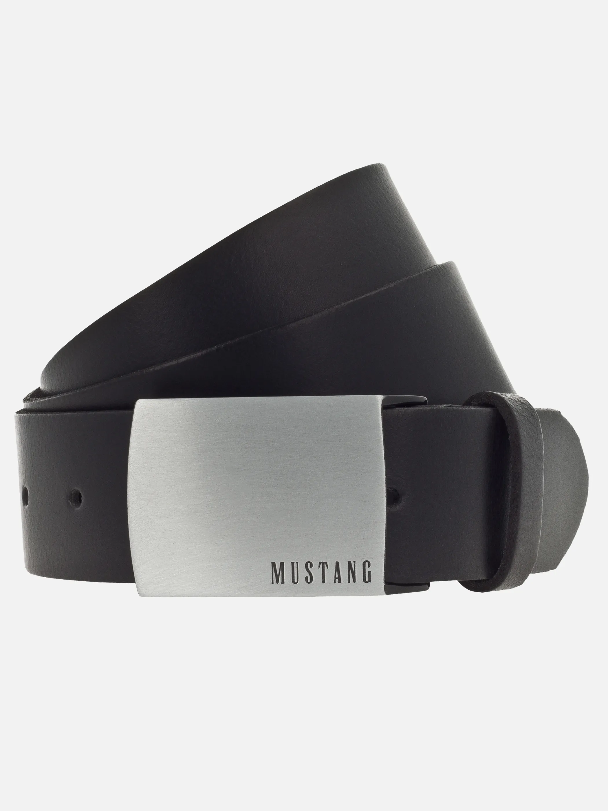 Mustang MG2102L15 40 mm Ledergürtel Q. Schwarz 901322 0791 1