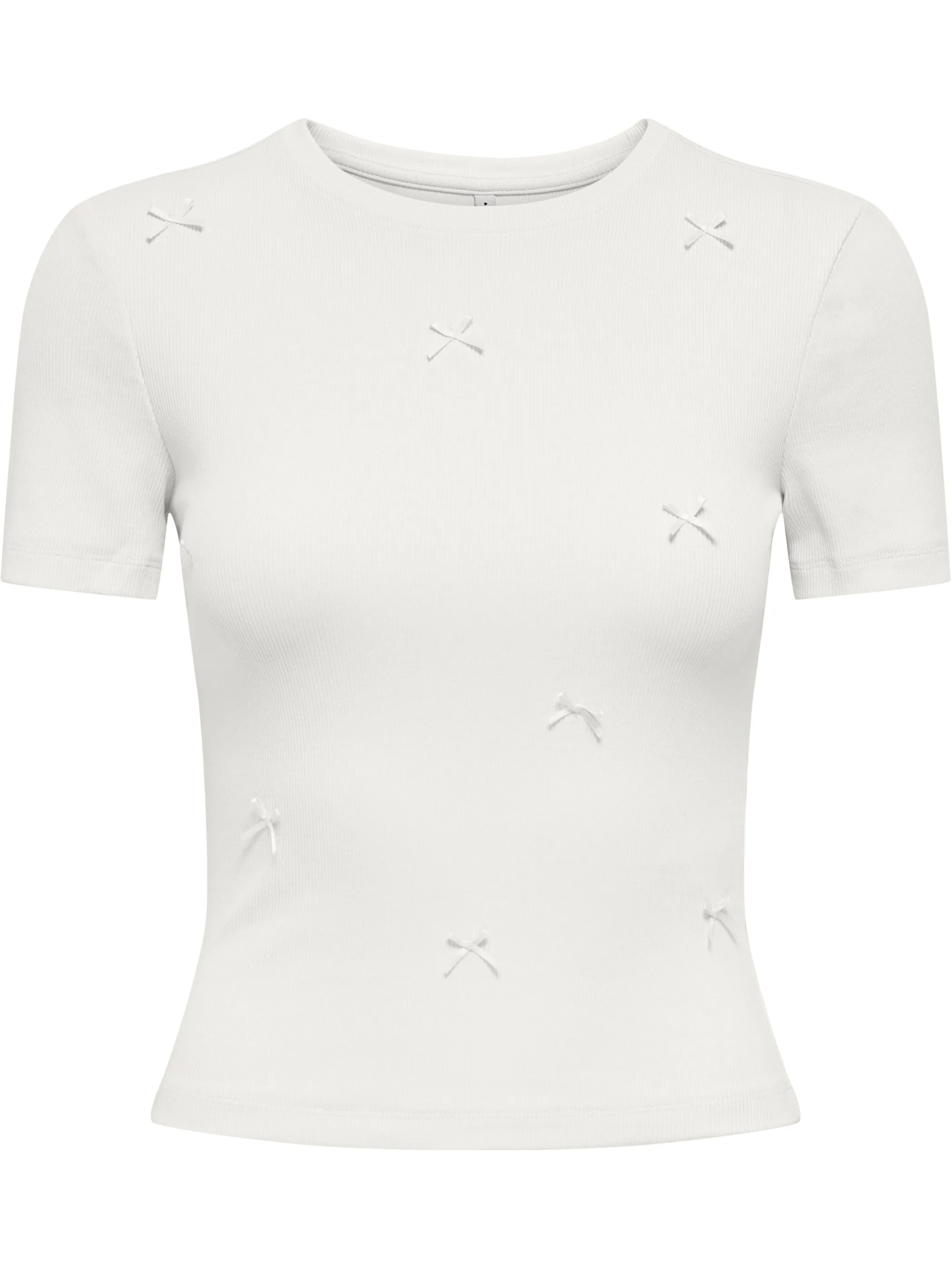 Only 15369336 ONLFEMKE LIFE S/S BOW Weiß 922341 177922003 1