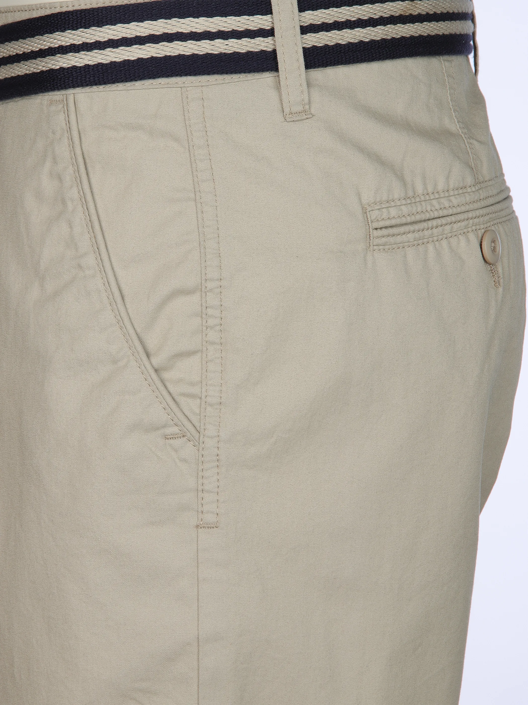 Jim Spencer He. Chino Bermuda m. Gürtel Weiß 909479 60 KITT 3