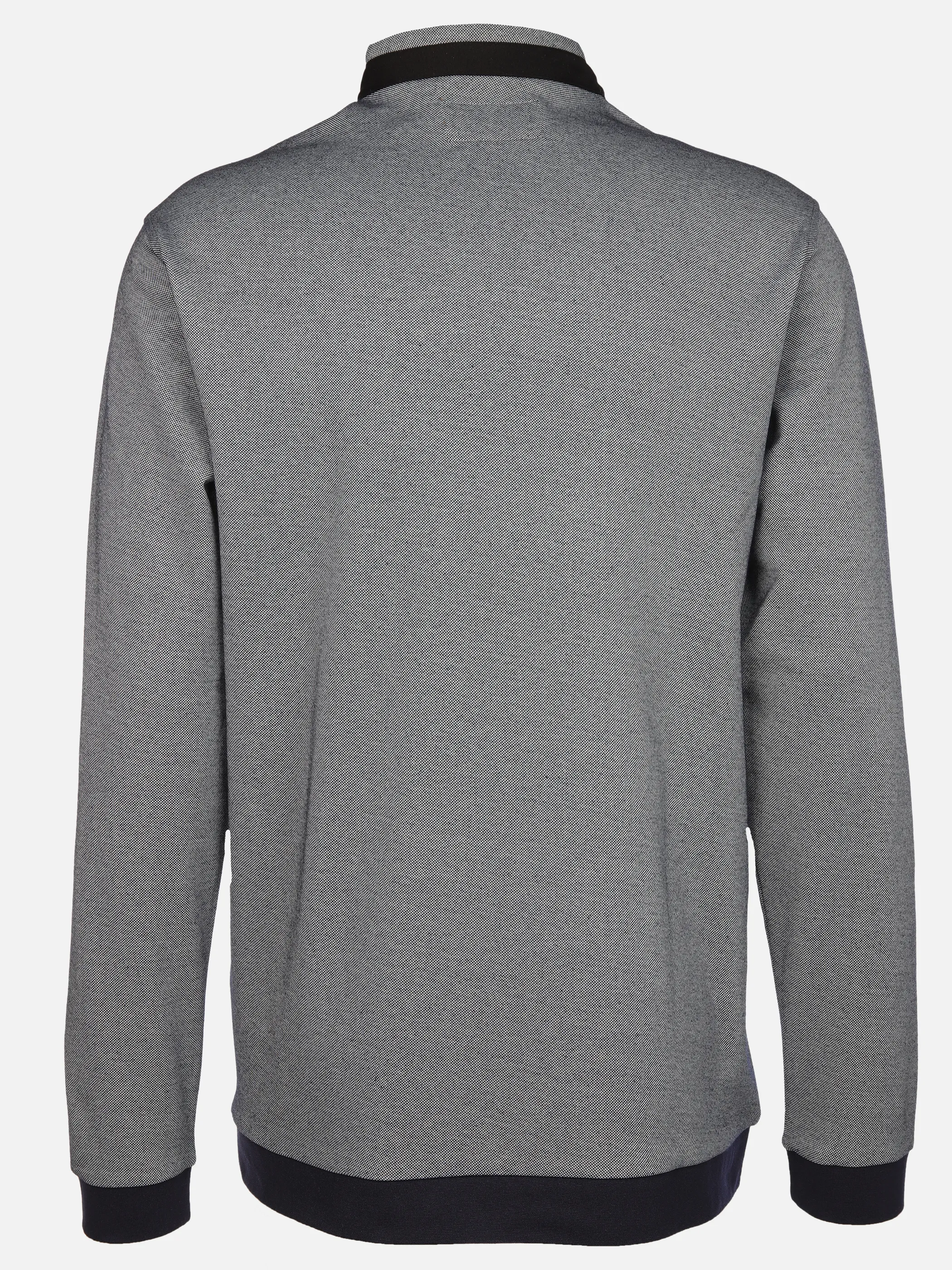 Jim Spencer He. Stehkragenpolo 1/1 Arm melange Grau 913607 SILVER 2 Jim Spencer He. Stehkragenpolo 1/1 Arm melange Grau 913607 SILVER 2