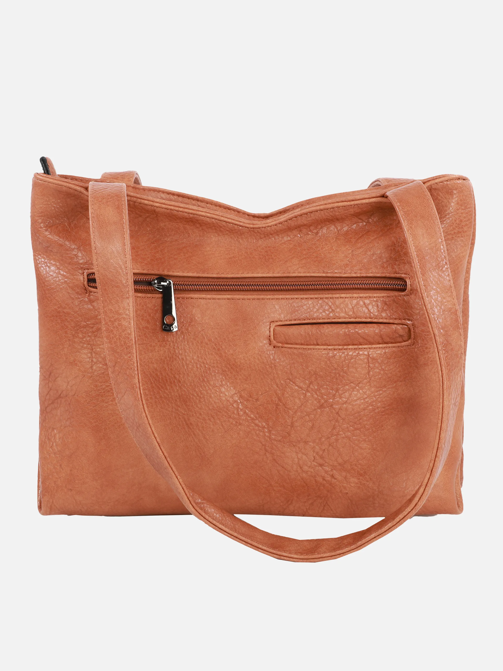 casadinova Handtache PU Braun 918296 COGNAC 2