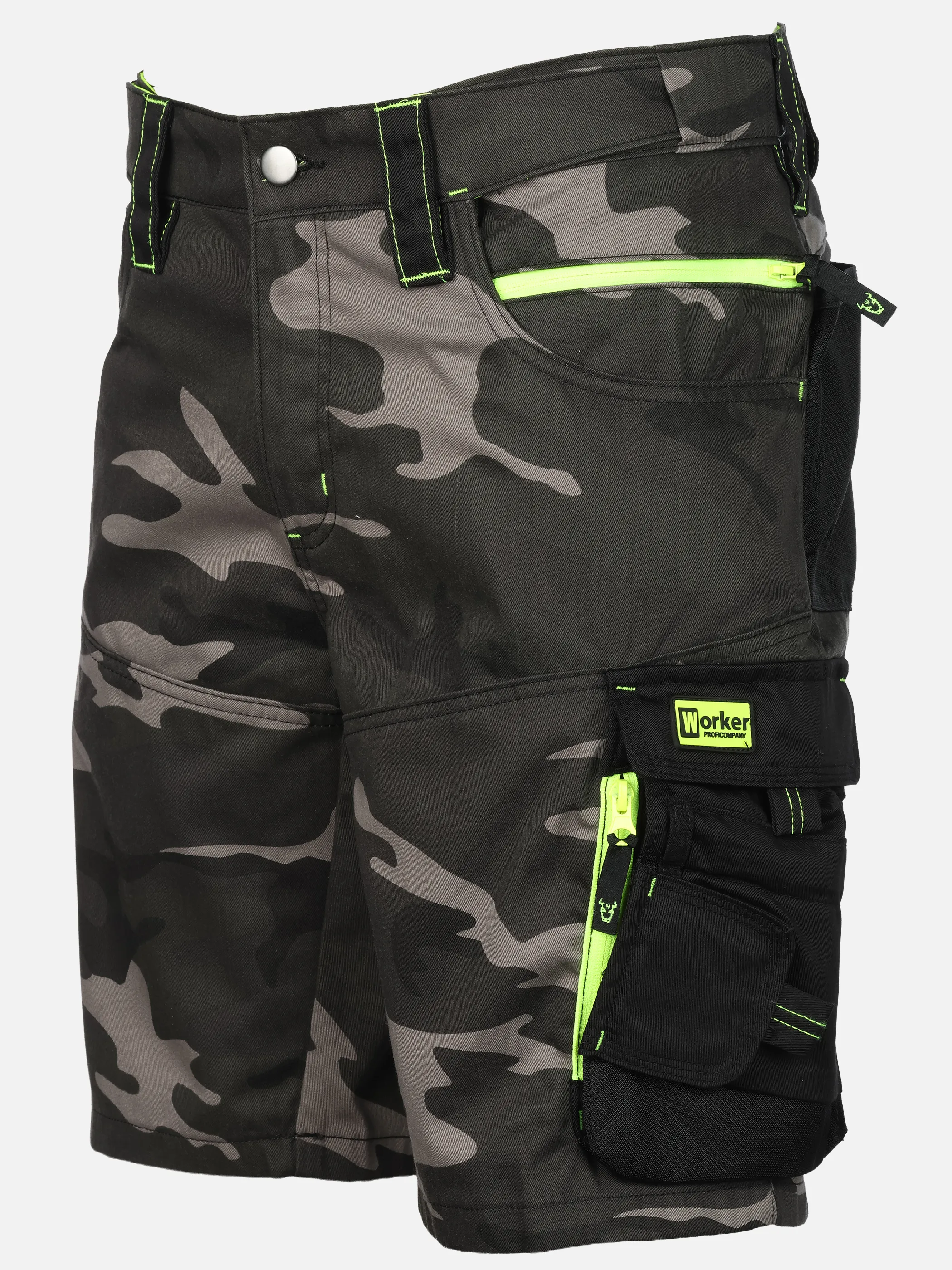 Worker He. Workershorts Neon Grün 923264 CAMOUFLAGE 3