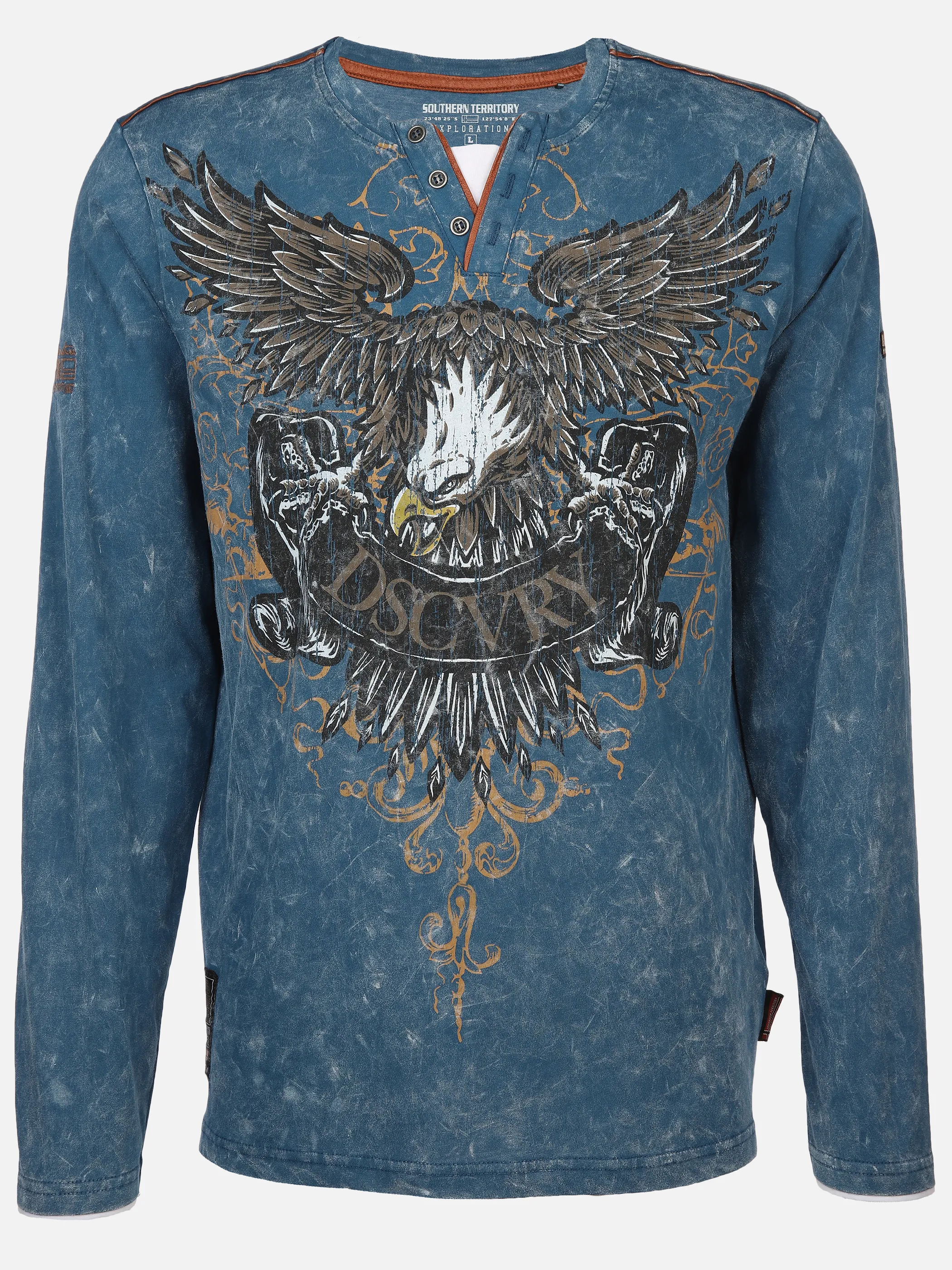 Southern Territory He. Henleyshirt 1/1 Arm 2in1 Türkis 900200 PETROL 1 Southern Territory He. Henleyshirt 1/1 Arm 2in1 Türkis 900200 PETROL 1