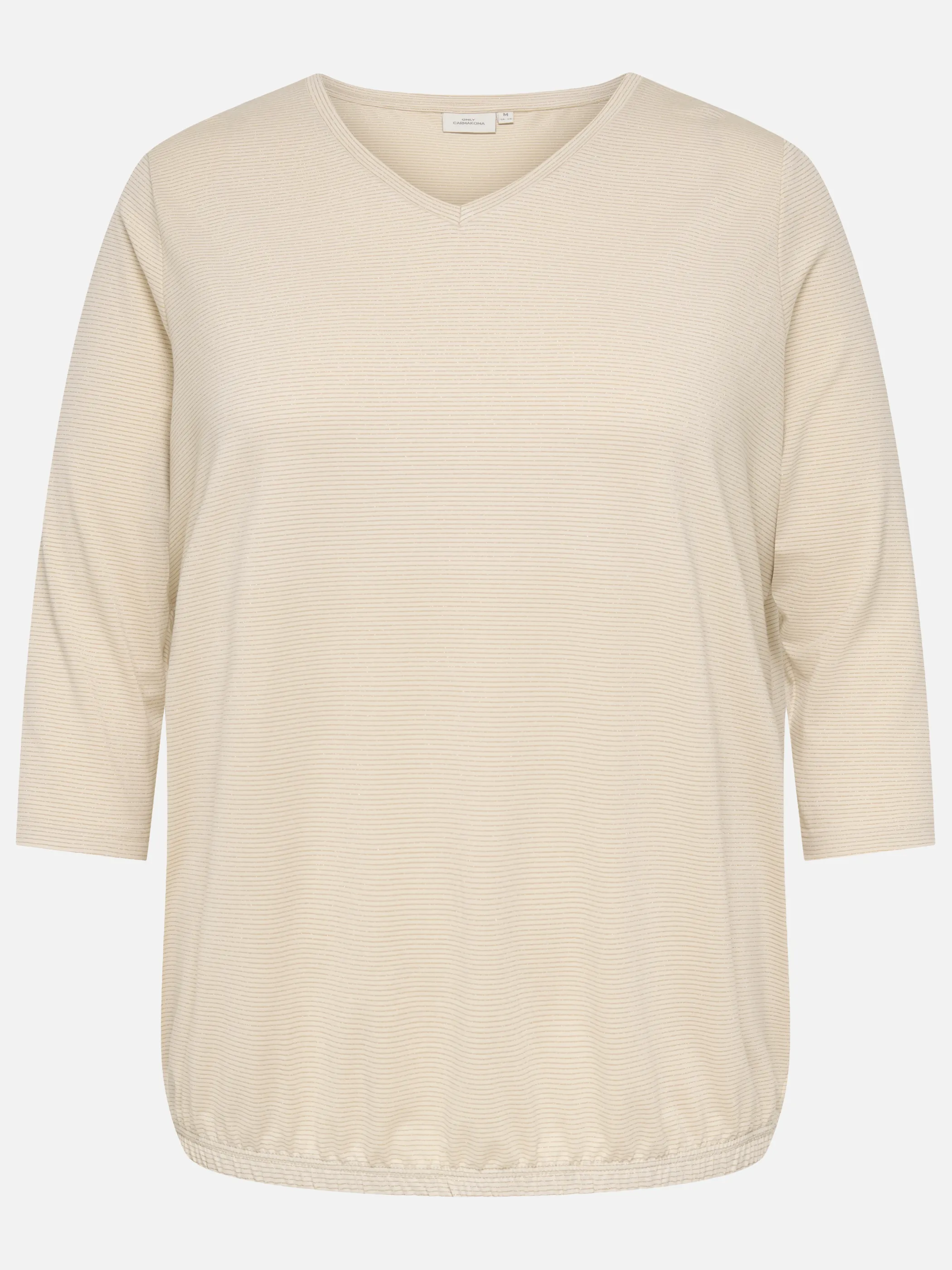 Only Carmakoma 15383946 CARLINA 3/4 GLITTER V Beige 933789 196843002 1