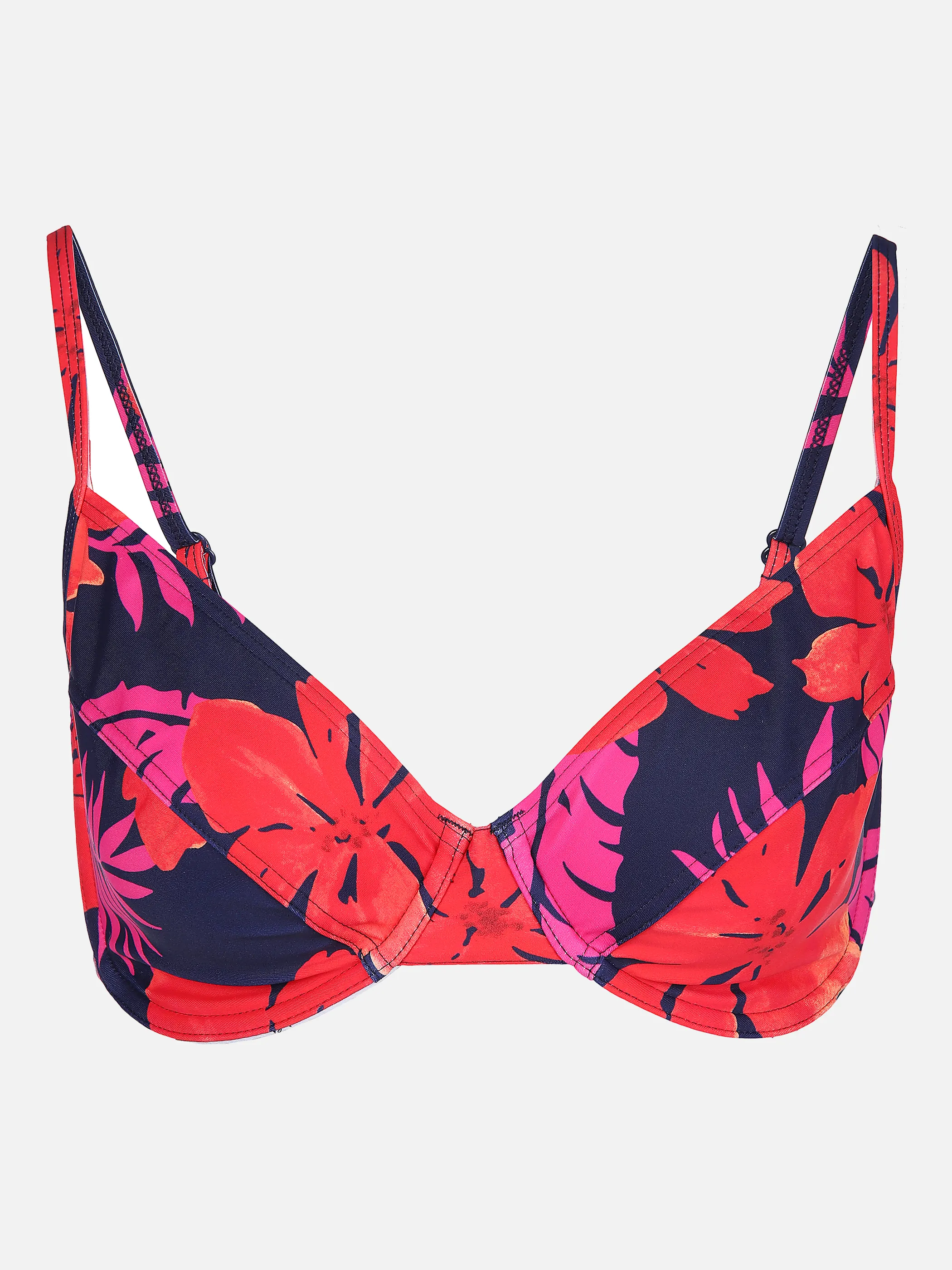 Grinario Sports Da-Bügel-Bikini, D-Cup Blau 863004 NAVY/PINK 1