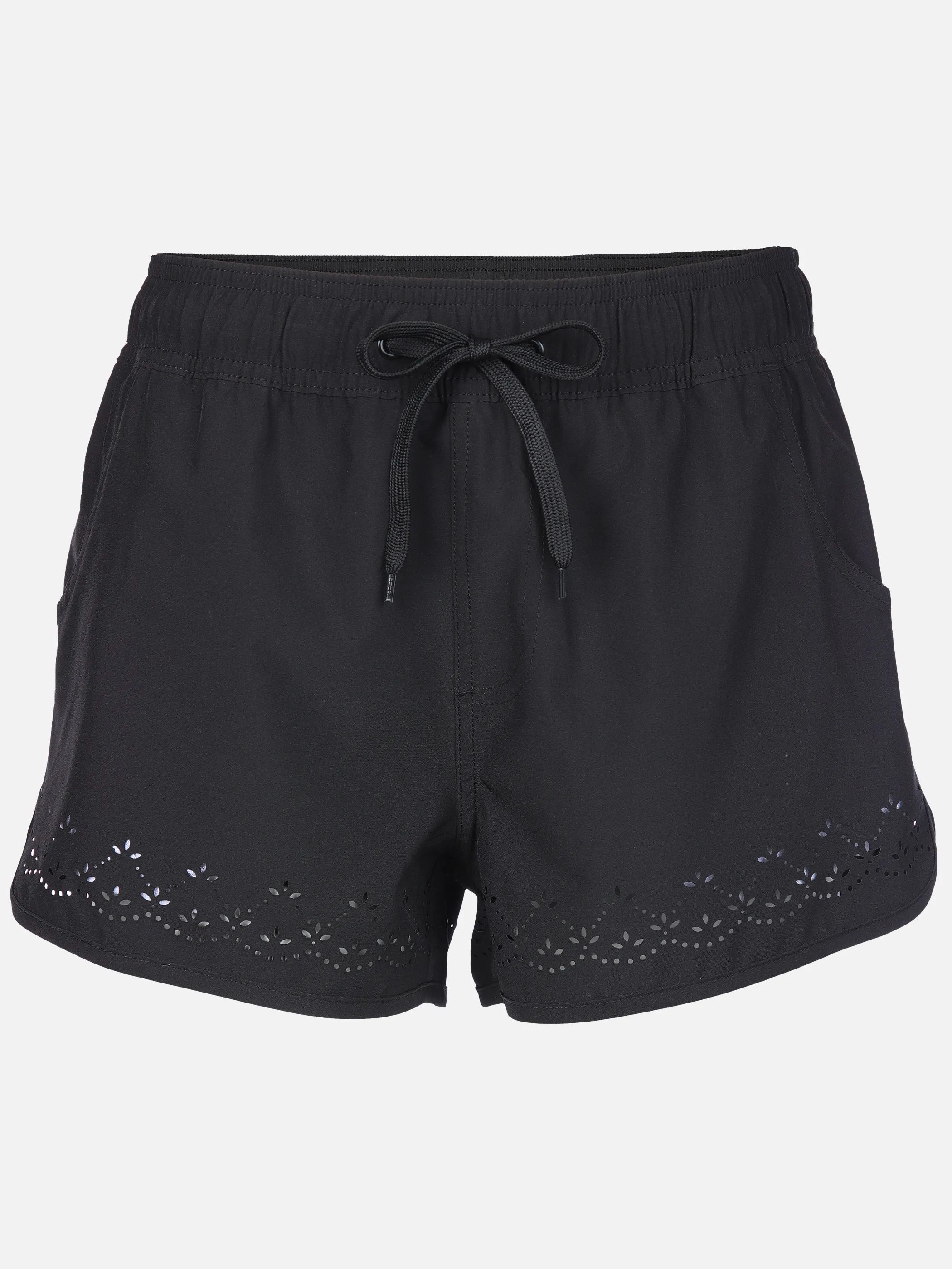 Grinario Sports Da-Boardshorts m. Lasercuts Schwarz 906523 BLACK 1