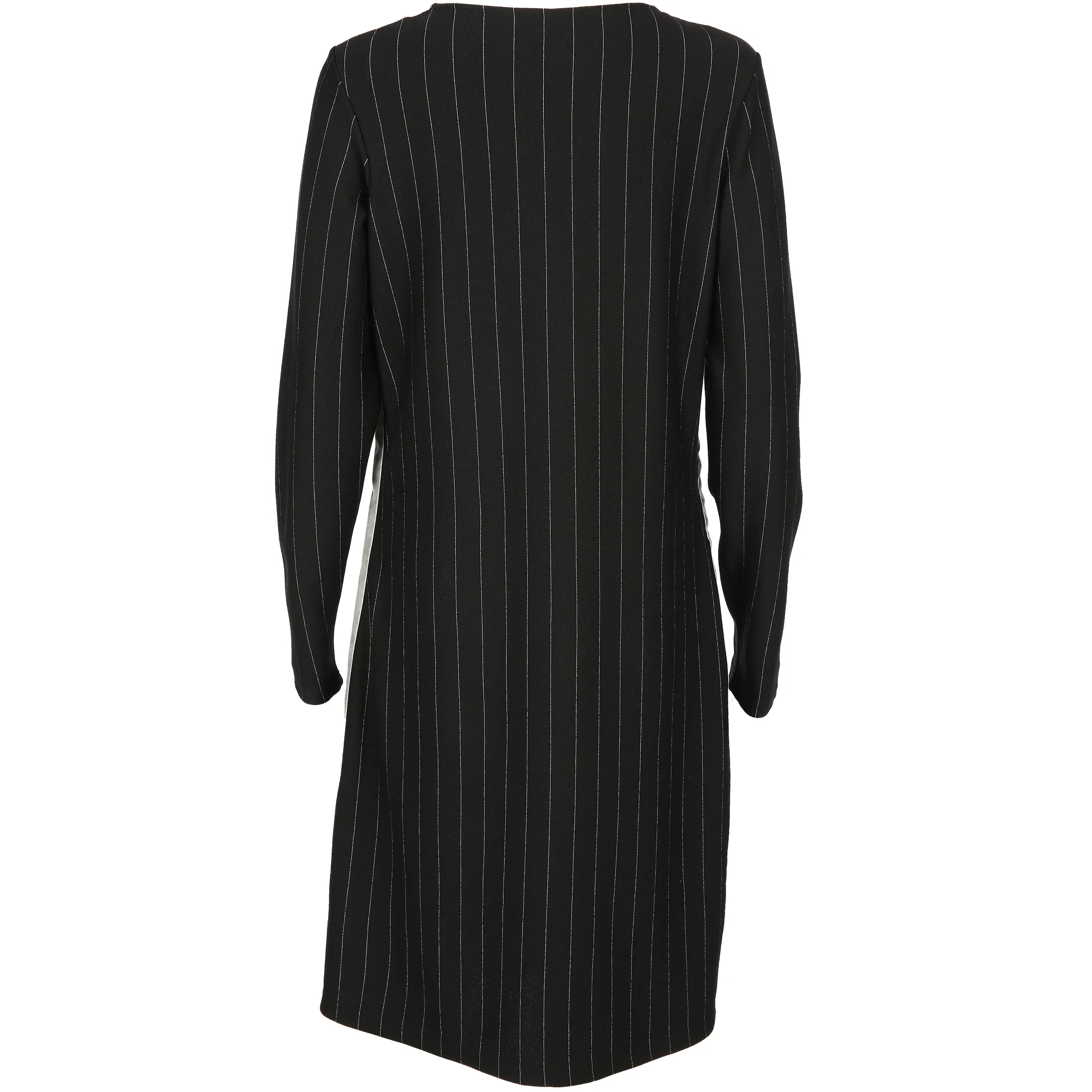 IX-O YF-Da-Kleid m. Nadelstreifen Schwarz 805289 SCHWARZ/WE 2