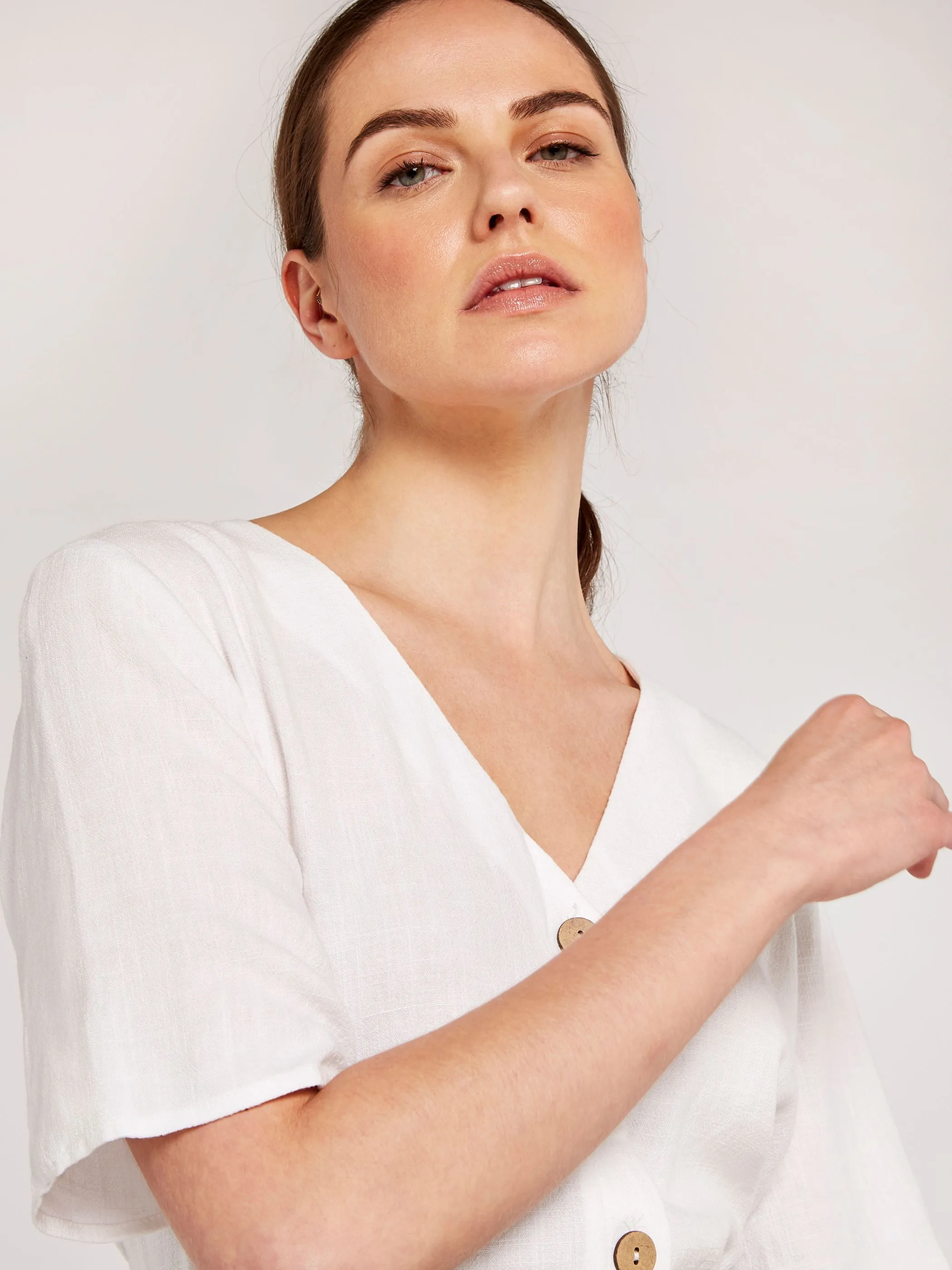 Apricot 460874 Apricot Half Sleeve But Weiß 900759 CRM 3