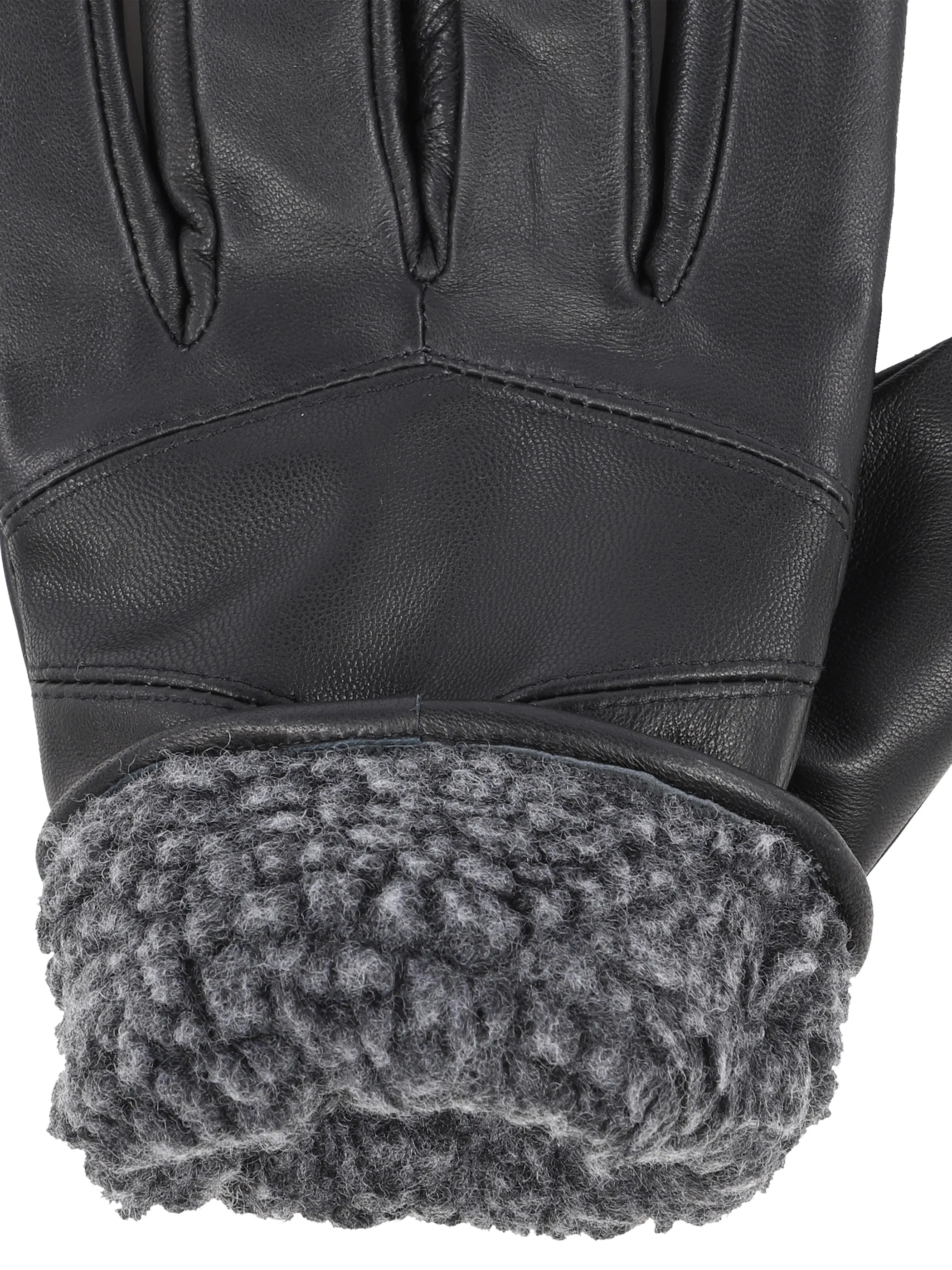 Jim Spencer He. Lederhandschuh Sherpa Schwarz 857937 BLACK 3 Jim Spencer He. Lederhandschuh Sherpa Schwarz 857937 BLACK 3