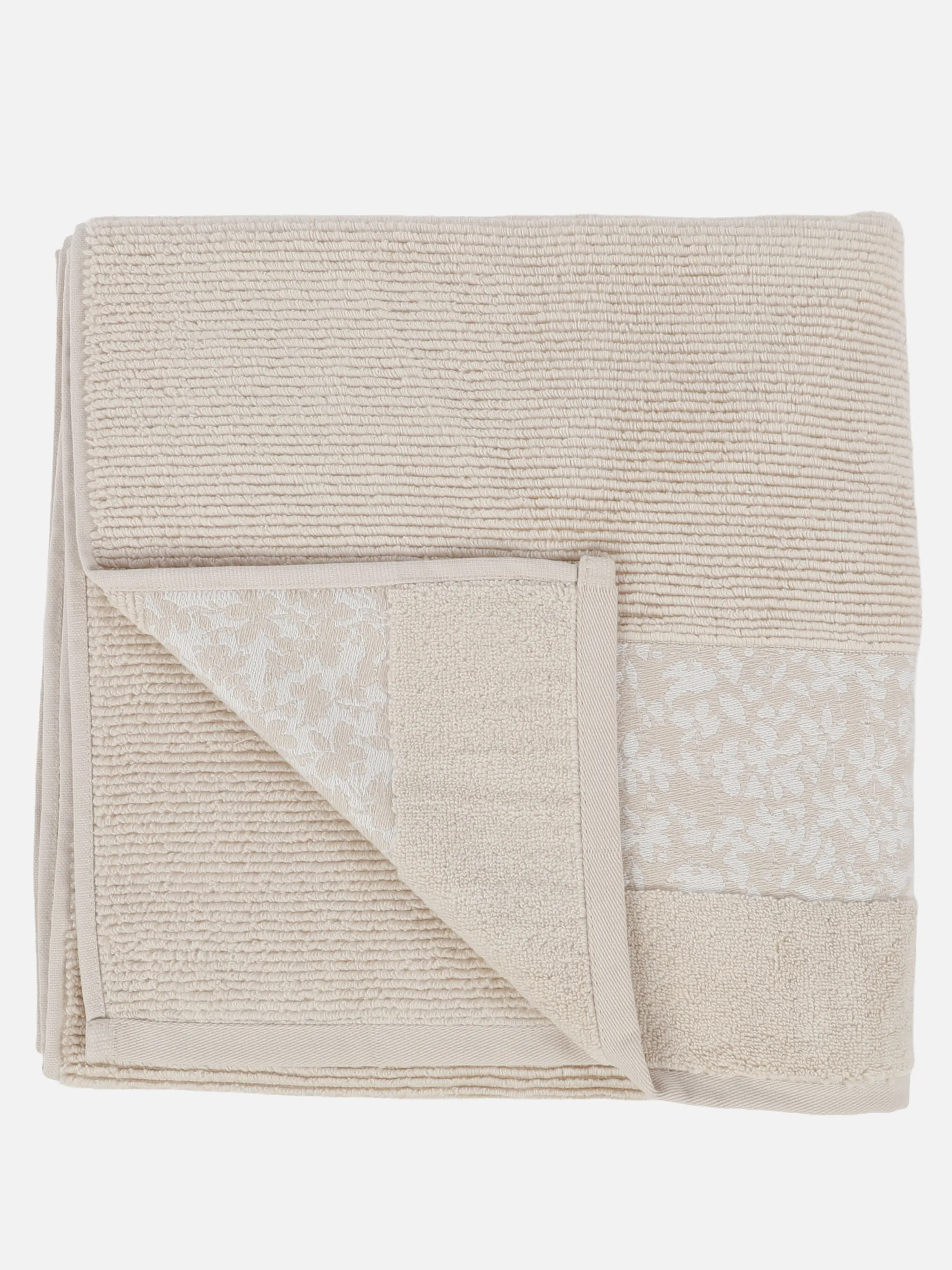 Dream House Duschtuch mit Bordüre 70x140 Weiß 923130 OATMEAL 1