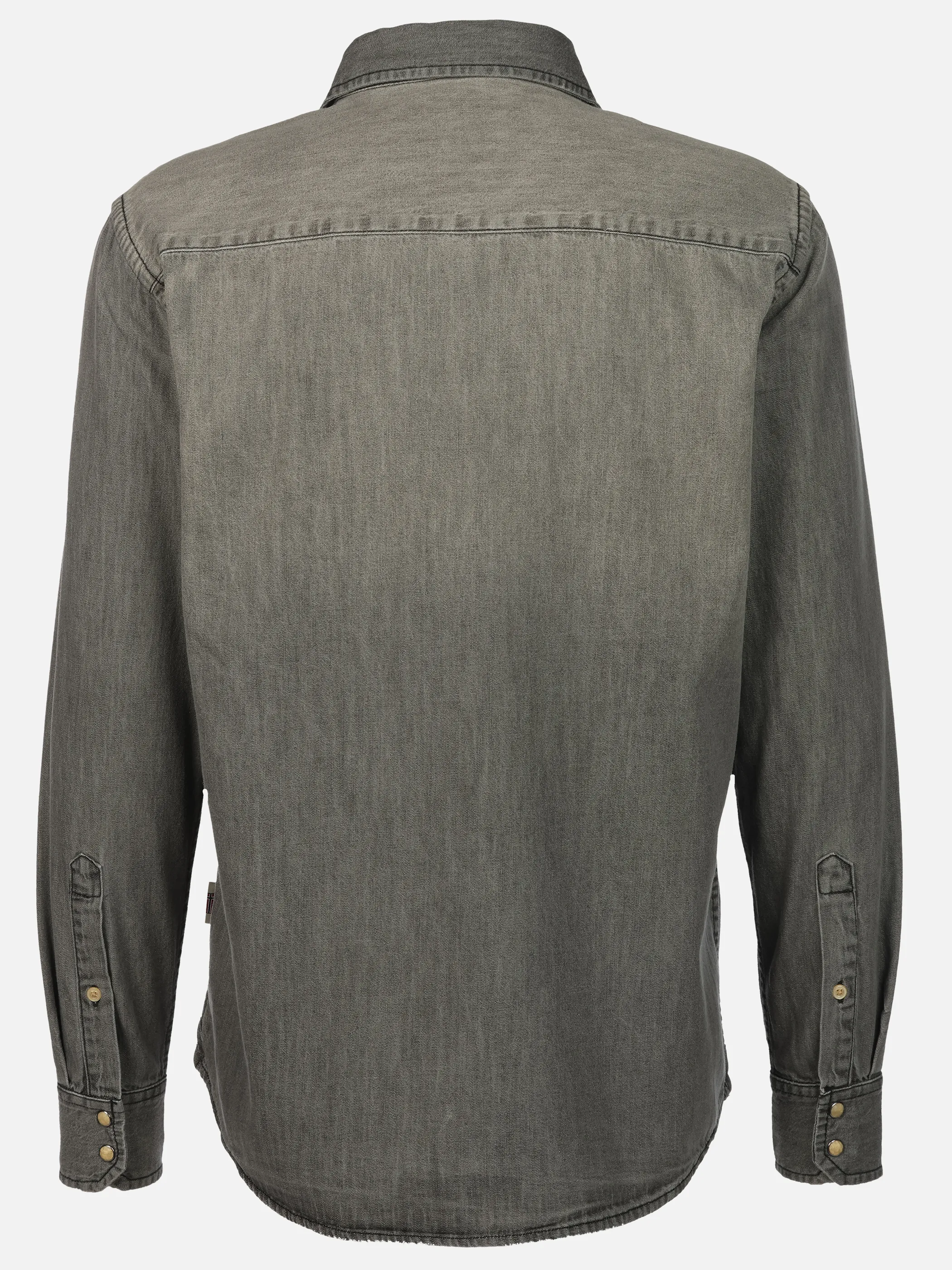 Southern Territory He. Jeanshemd 1/1 Arm Grau 915449 DENIM GREY 2