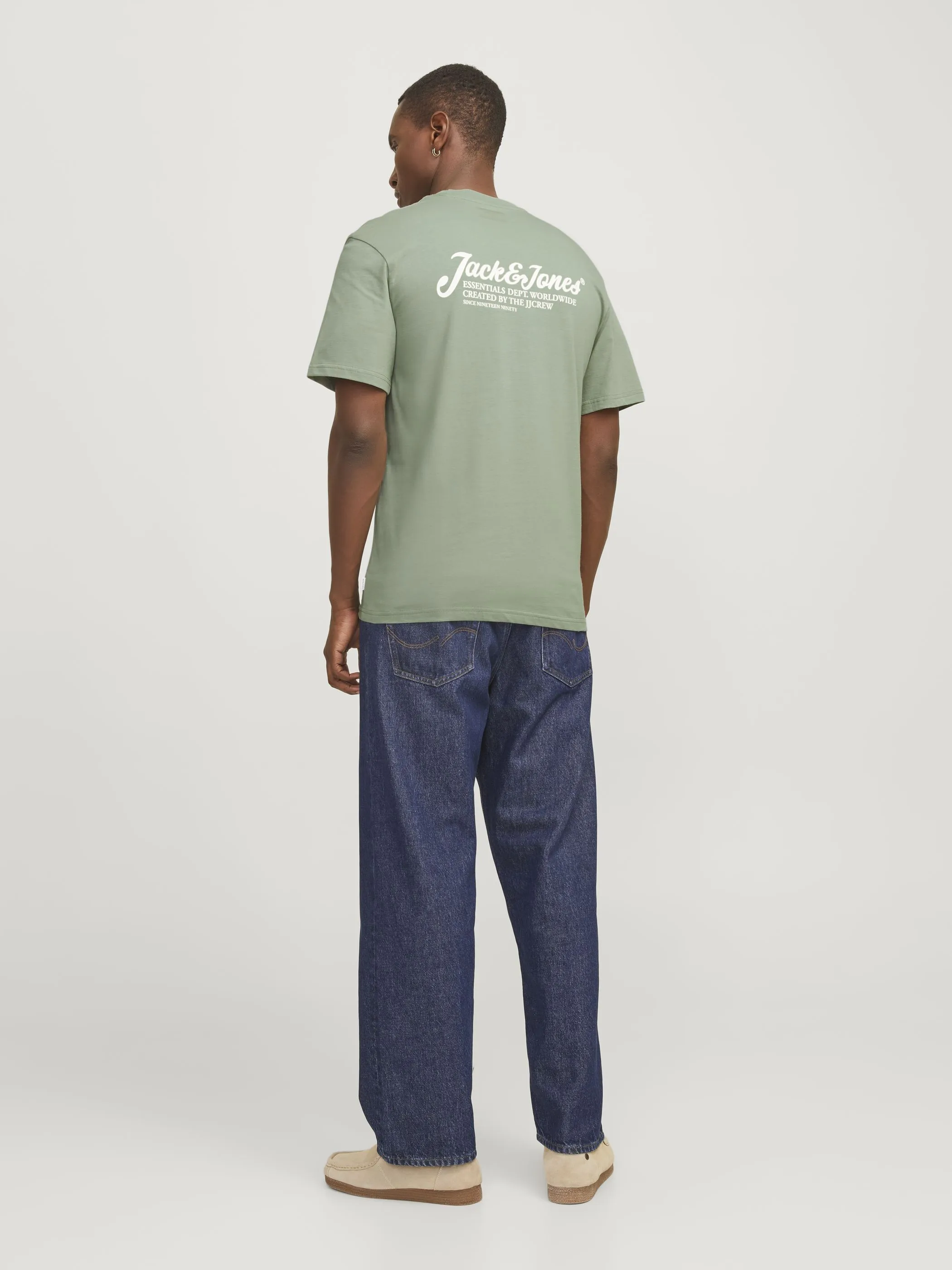 Jack Jones 12268434 JJBEAU TEE SS CREW NE Grün 904461 176366 5