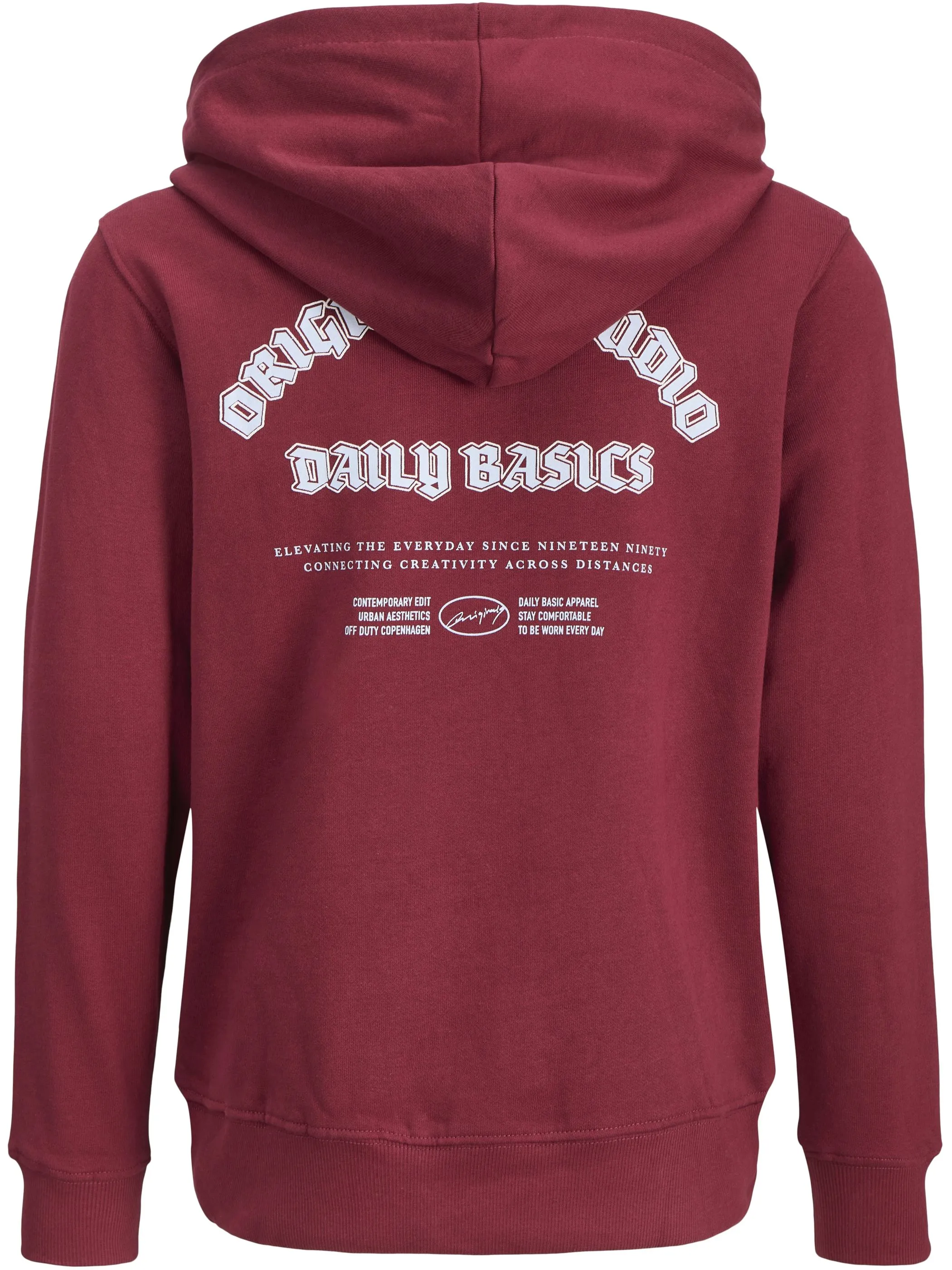Jack&Jones Junior 12284109 JORMEADOWS SWEAT HOOD Rot 917334 177231 2