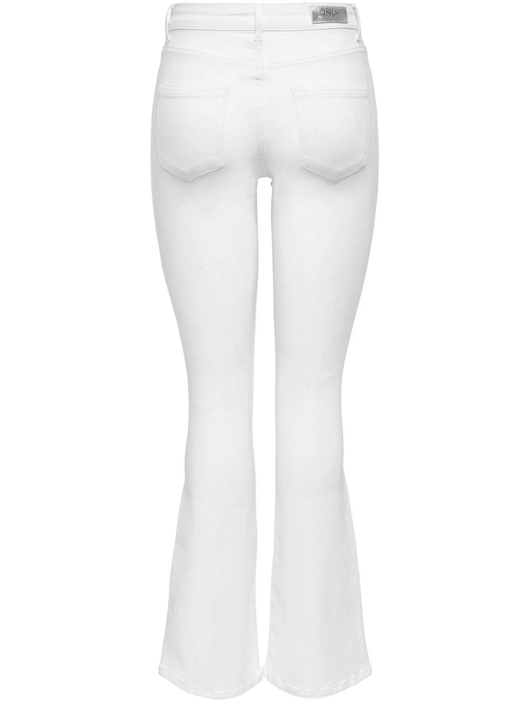 Only 15230778 ONLBLUSH MID FLARED D Weiß 904665 177991 2 Only 15230778 ONLBLUSH MID FLARED D Weiß 904665 177991 2