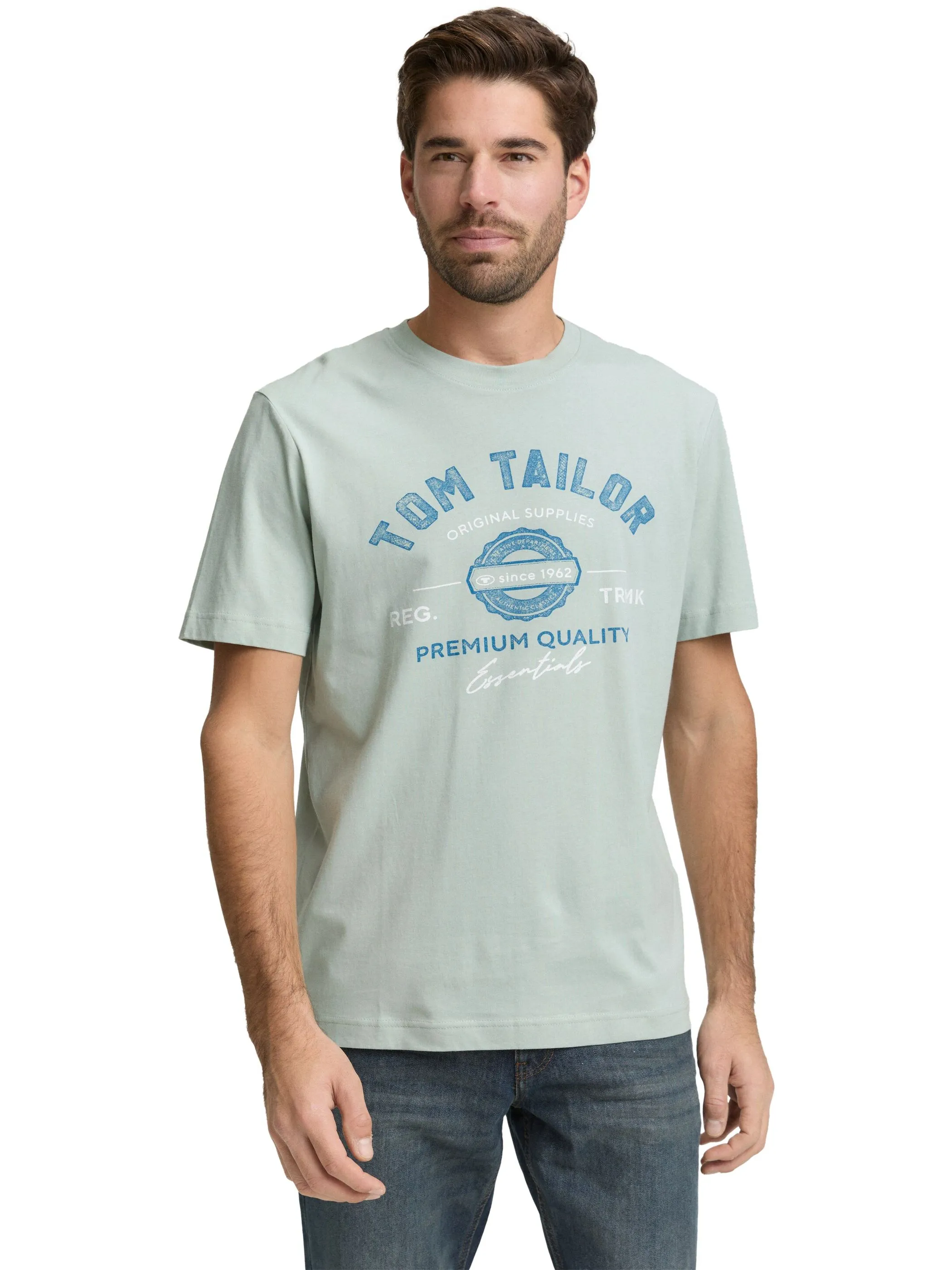 Tom Tailor 1037735 NOS logo tee Grün 884276 12792 5